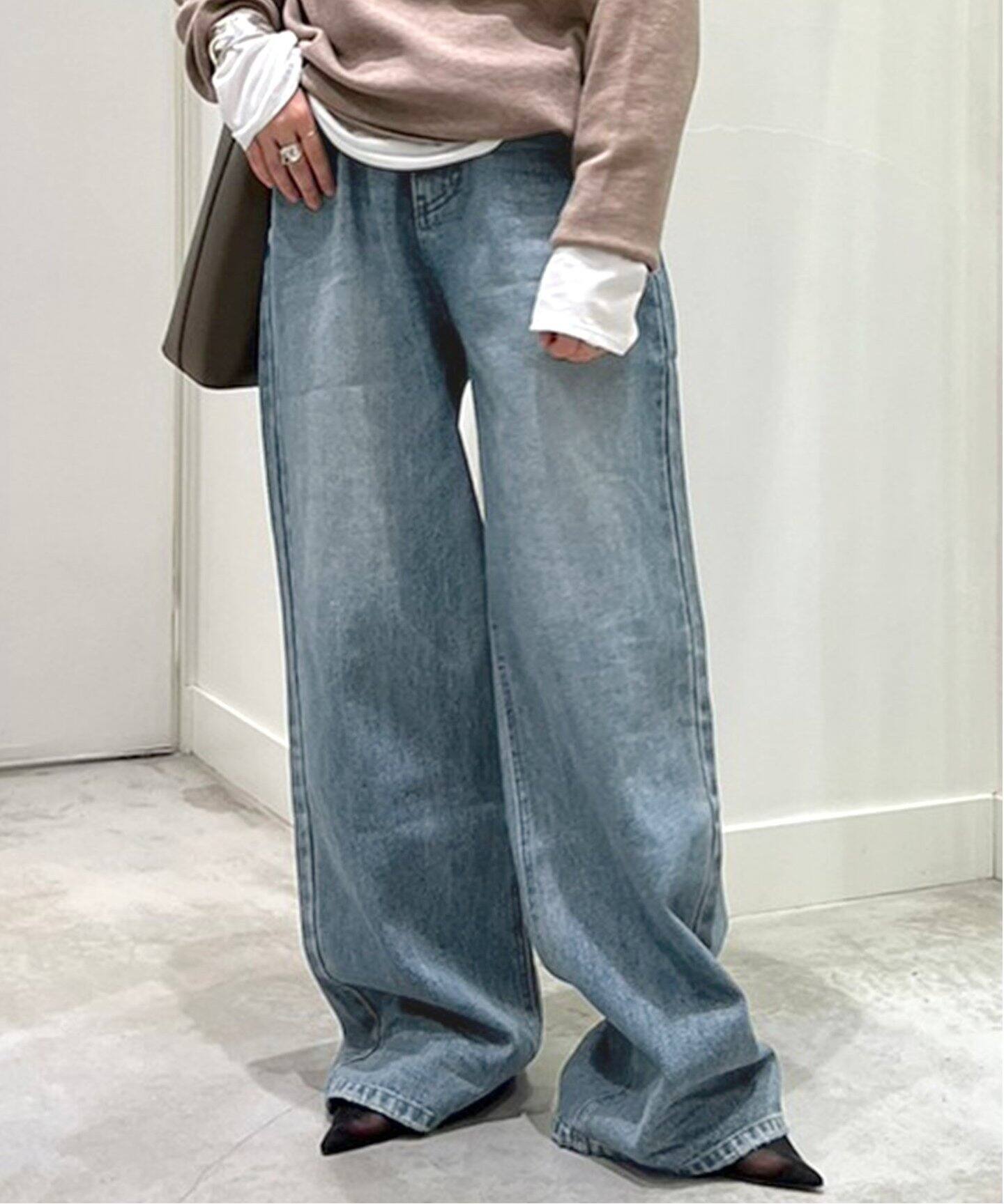 DRAE】SUPER WIDE JEANS（デニムパンツ・ジーンズ）｜AP STUDIO 