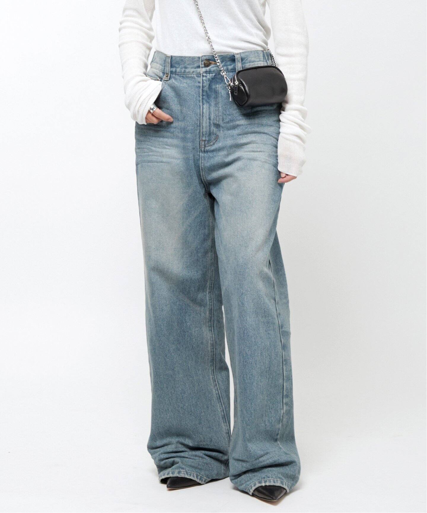 DRAE】SUPER WIDE JEANS（デニムパンツ・ジーンズ）｜AP STUDIO 