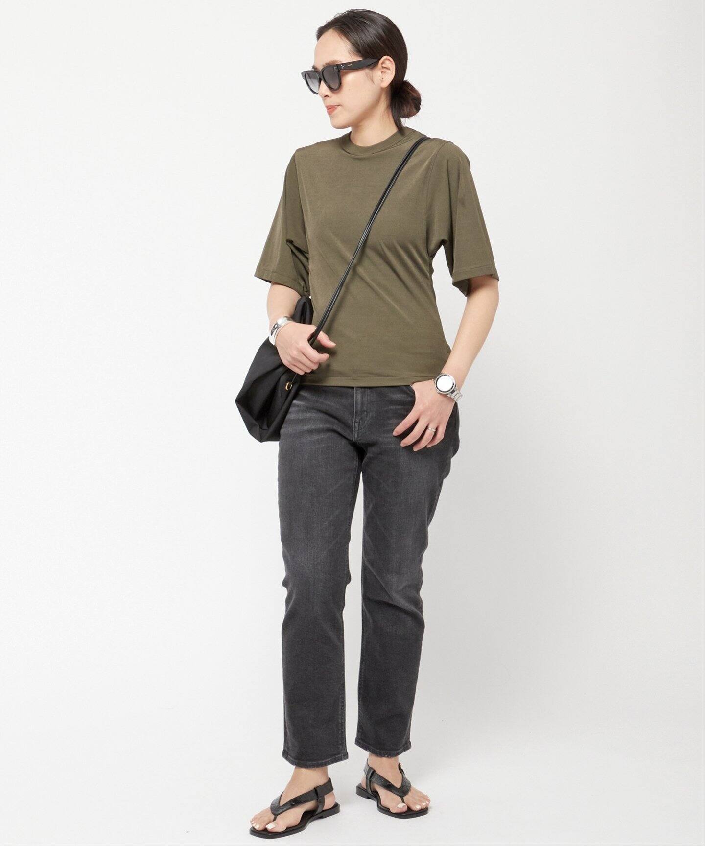 TU ES MON TRESOR/トゥ エ モン トレゾア】stretch straight Jean 
