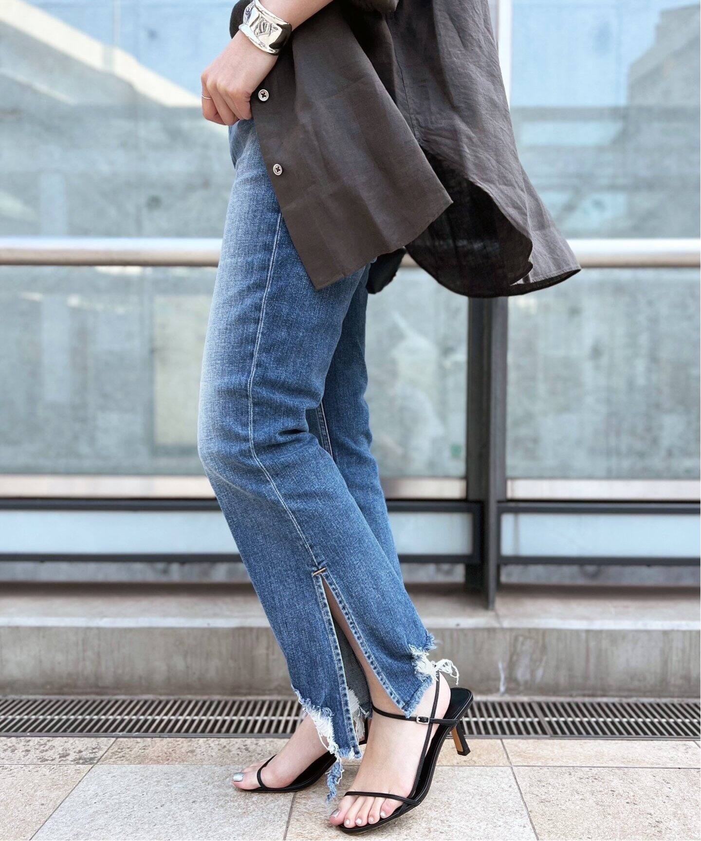 3×1/スリーバイワン】CROP FLARE denim（デニムパンツ・ジーンズ）｜AP 