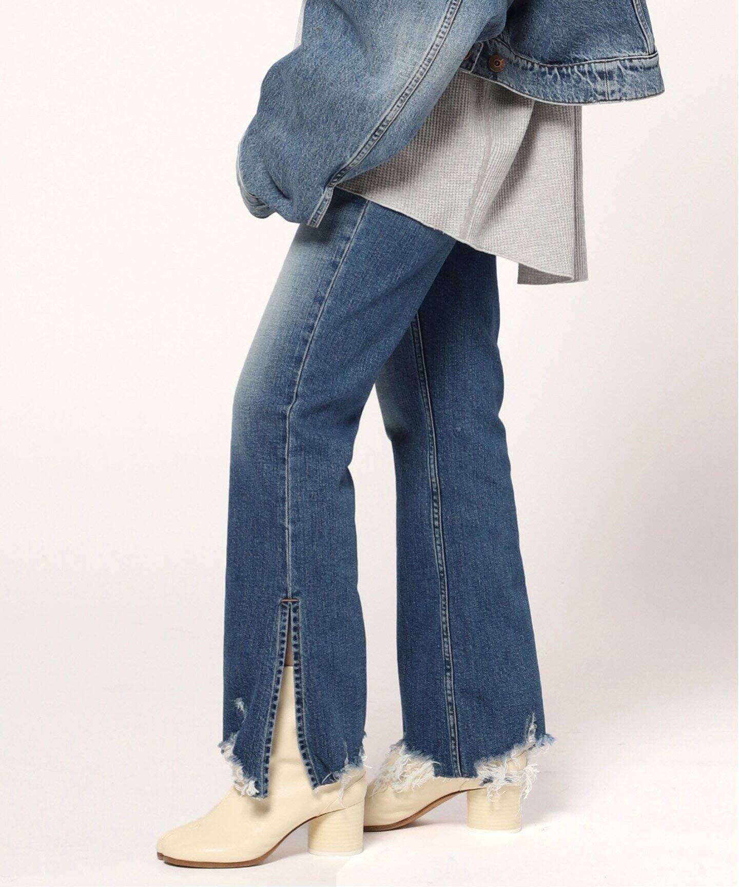 3×1/スリーバイワン】CROP FLARE denim（デニムパンツ・ジーンズ）｜AP  