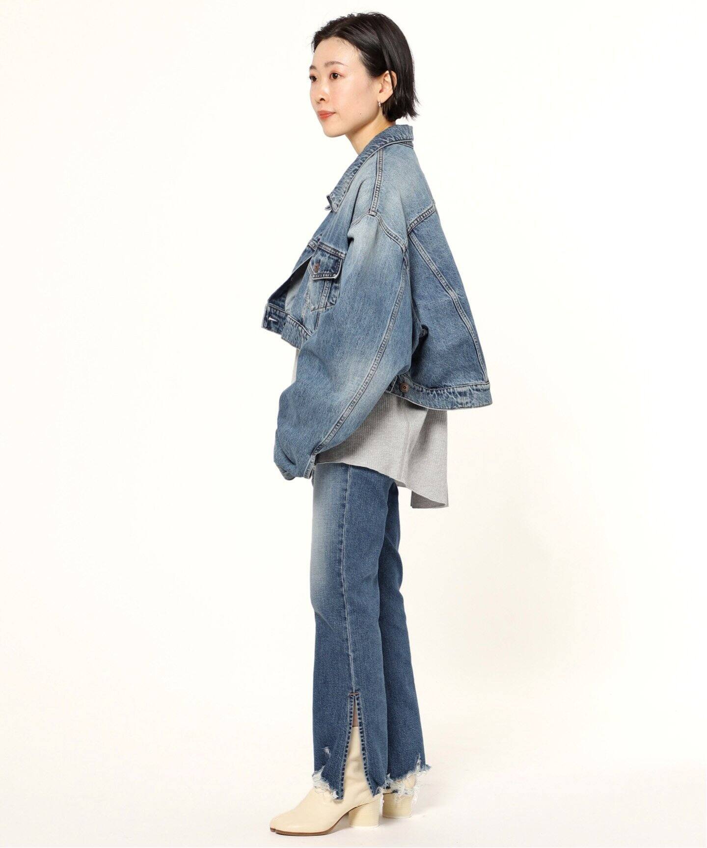 3×1/スリーバイワン】CROP FLARE denim（デニムパンツ・ジーンズ）｜AP  
