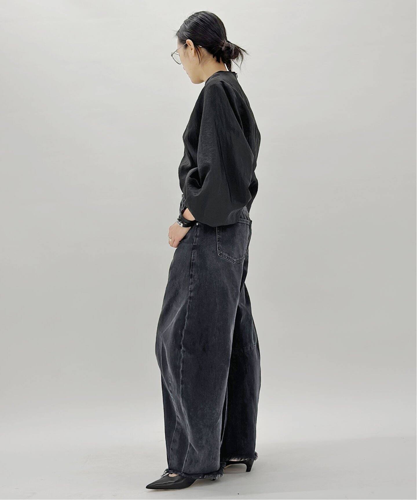 CITIZENS OF HUMANITY】Horseshoe Jean(BLACK)（デニムパンツ 
