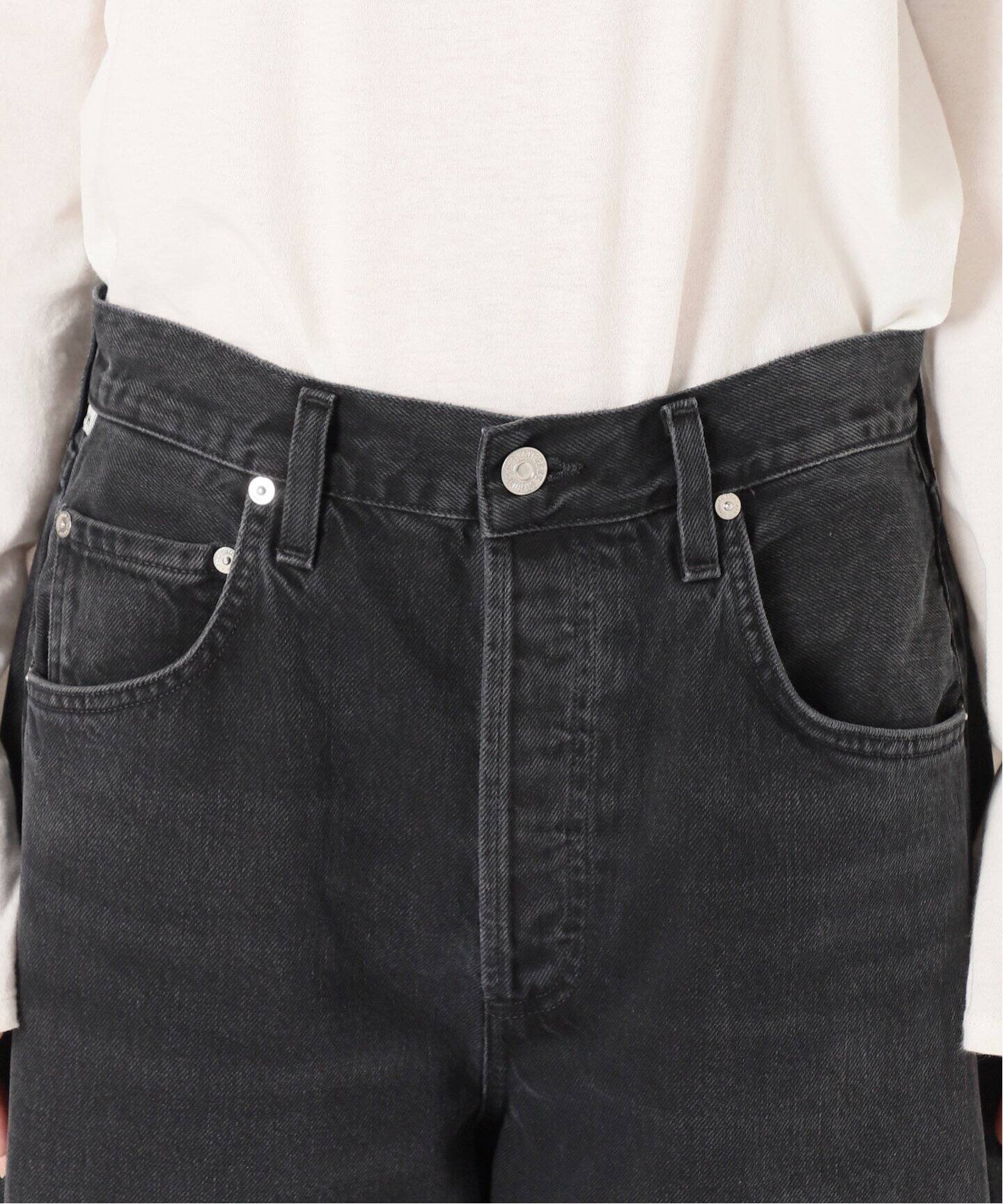 CITIZENS OF HUMANITY】Horseshoe Jean(BLACK)（デニムパンツ 