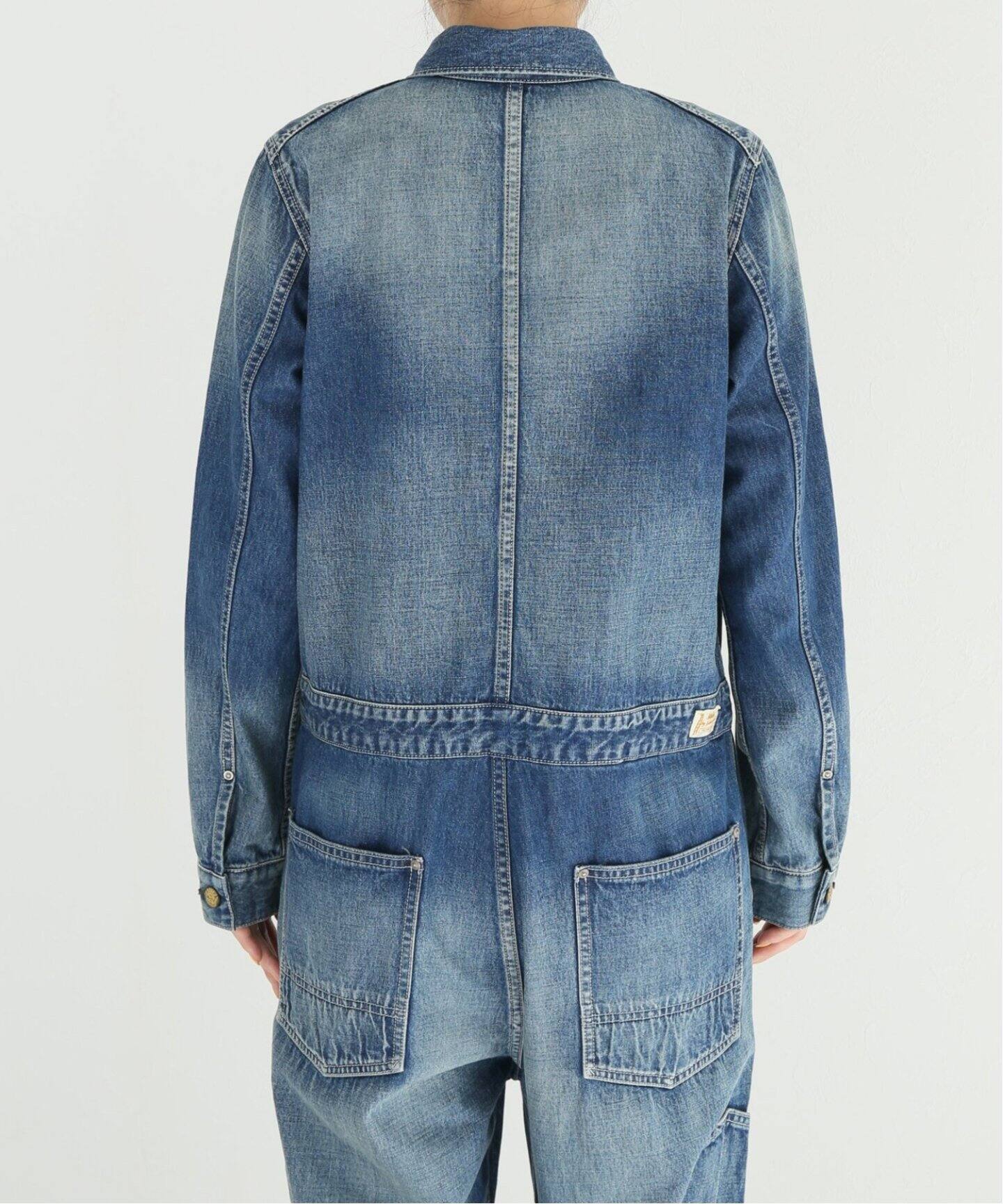 Attick by Johnbull/アティック バイ ジョンブル】Denim all in one 