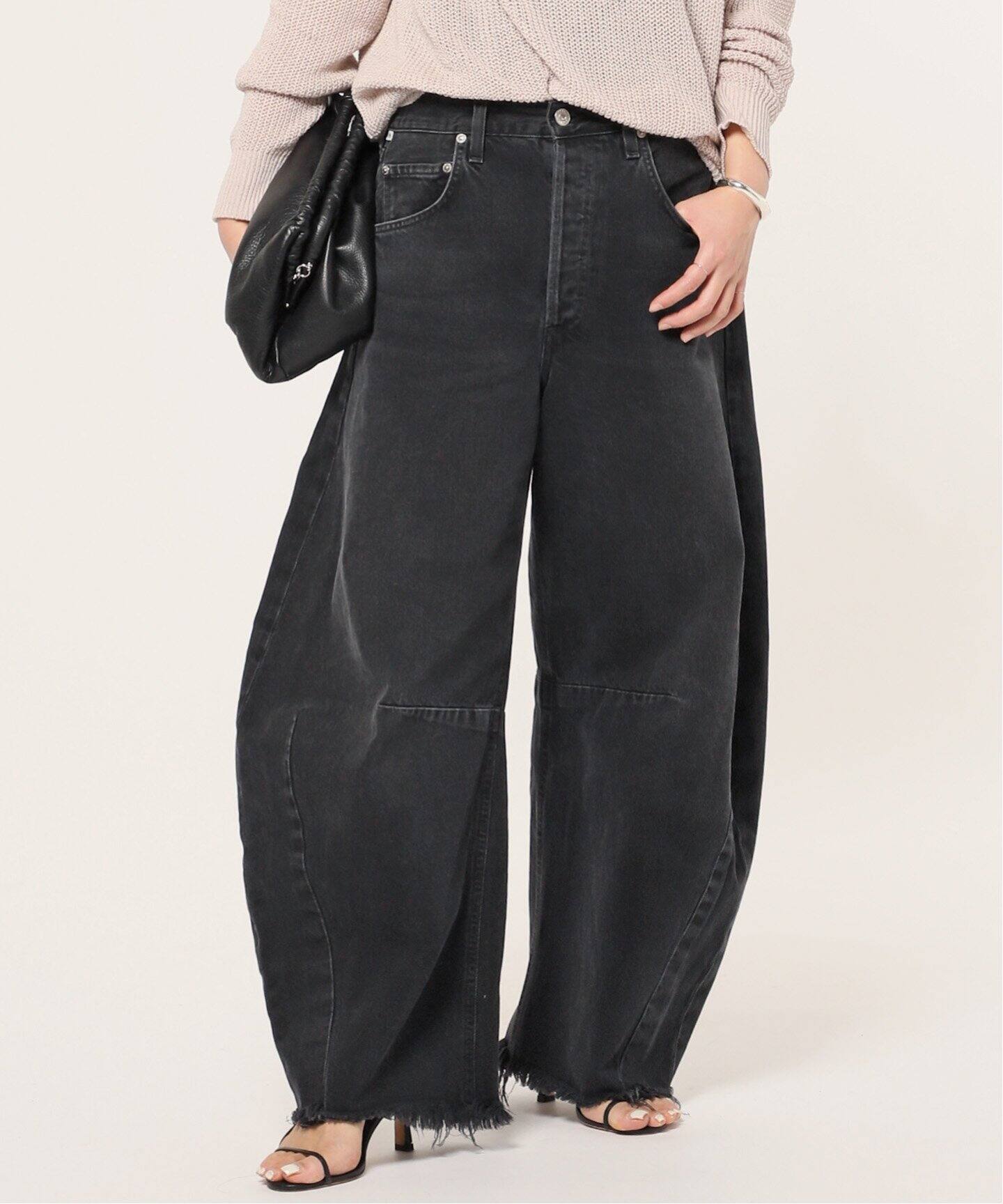 CITIZENS OF HUMANITY】Horseshoe Jean(BLACK)（デニムパンツ 