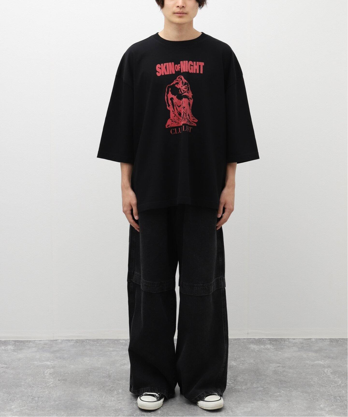 WILLY CHAVARRIA / DENIM LAYERED PANTS L