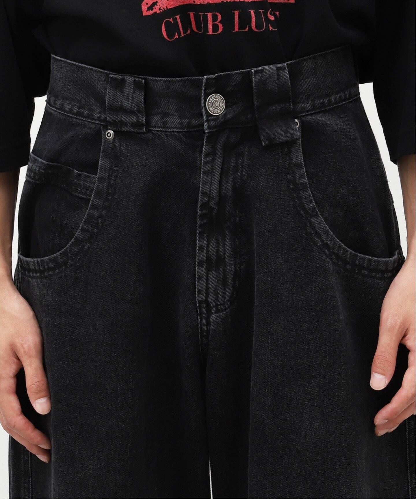 WILLY CHAVARRIA / ウィリー チャバリア】DENIM LAYERED PANTS（デニム 