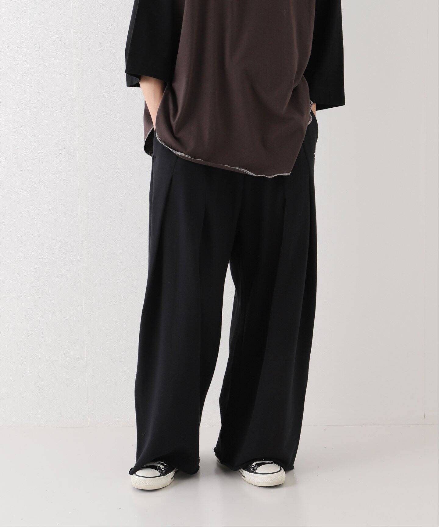 SHINYAKOZUKA / ORDINARY HOME BAGGY / BLACK | ふぁいん｜ジョガー 