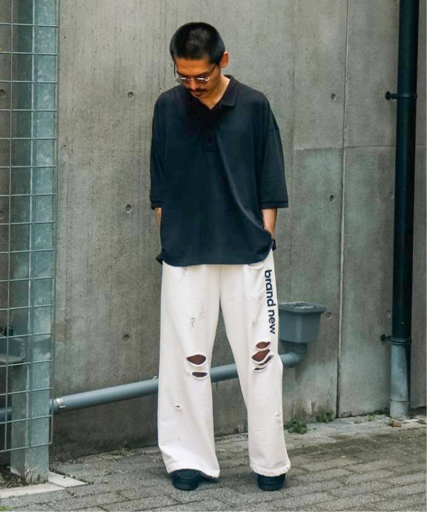 doublet / ダブレット】DESTROYED SWEAT PANTS（スウェットパンツ 
