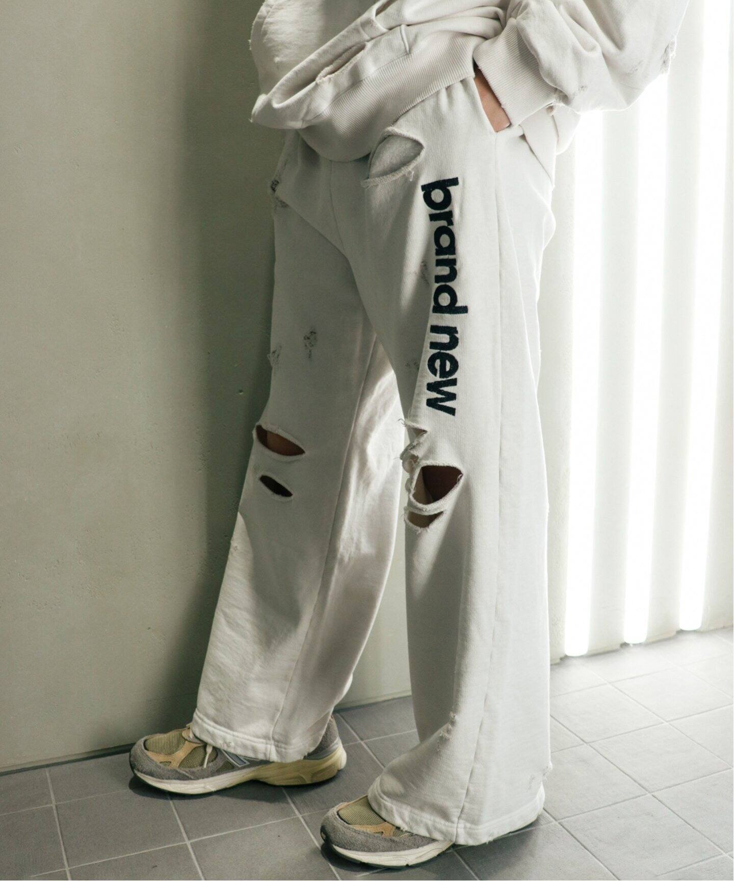 doublet / ダブレット】DESTROYED SWEAT PANTS（スウェットパンツ  