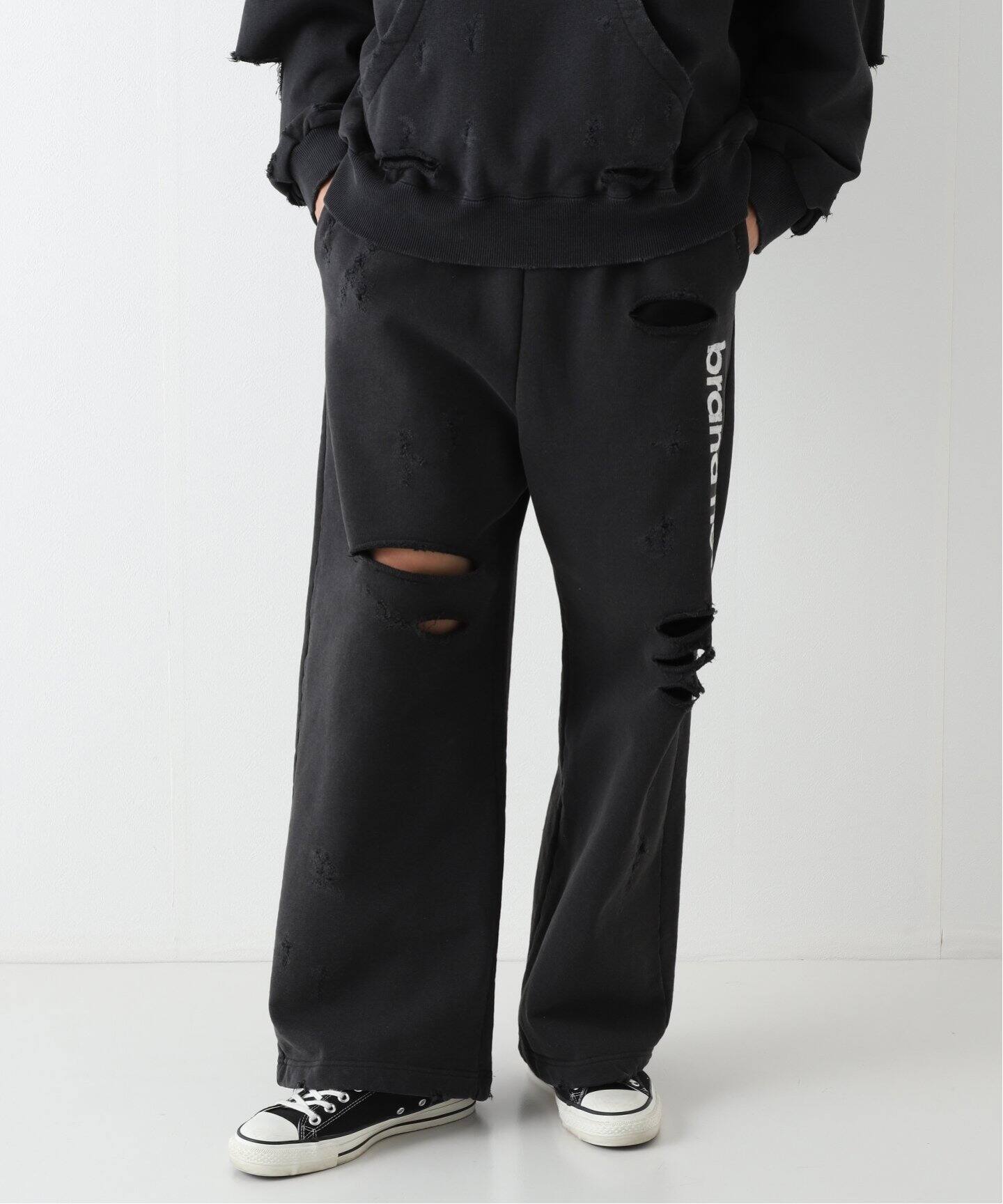 doublet / ダブレット】DESTROYED SWEAT PANTS（スウェットパンツ 