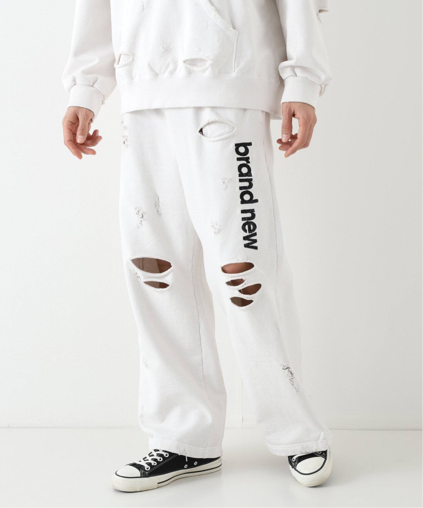 doublet / ダブレット】DESTROYED SWEAT PANTS（スウェットパンツ 