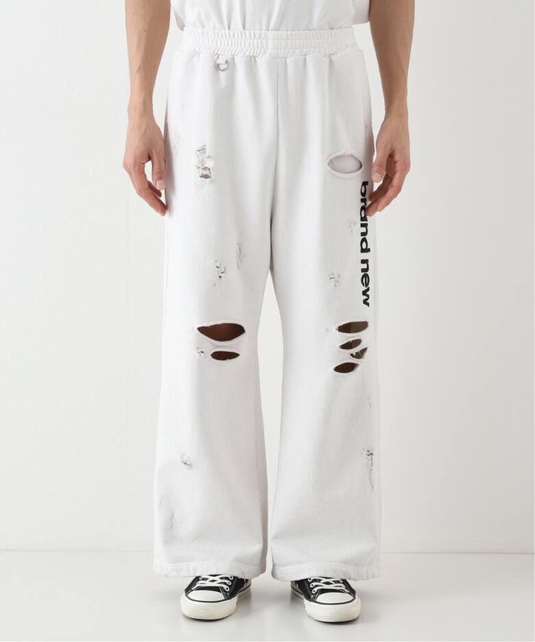 doublet / ダブレット】DESTROYED SWEAT PANTS（スウェットパンツ 