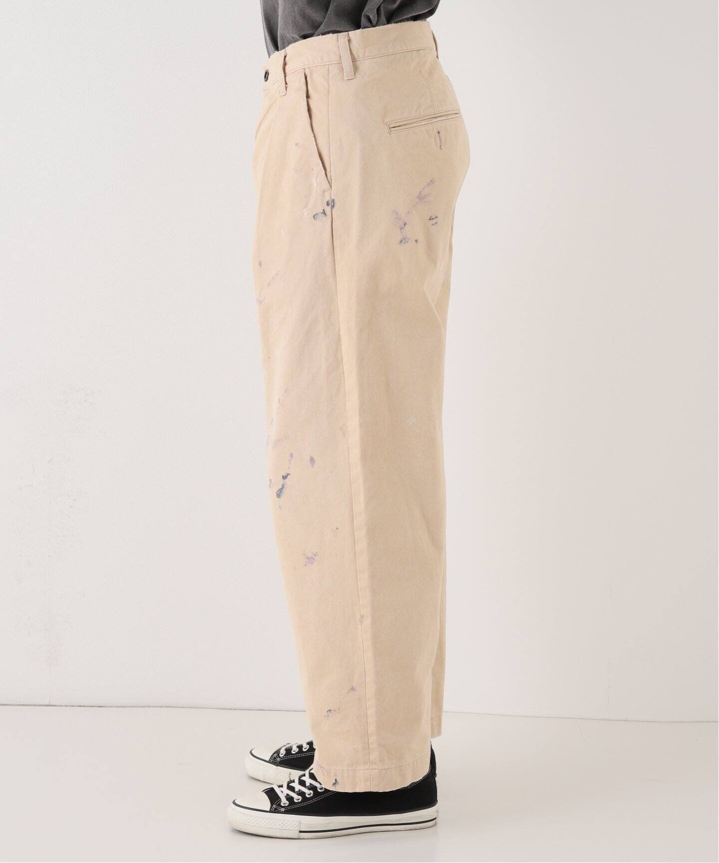 ANCELLM / アンセルム】 PAINT CHINO TROUSERS（チノパンツ）｜WISM 