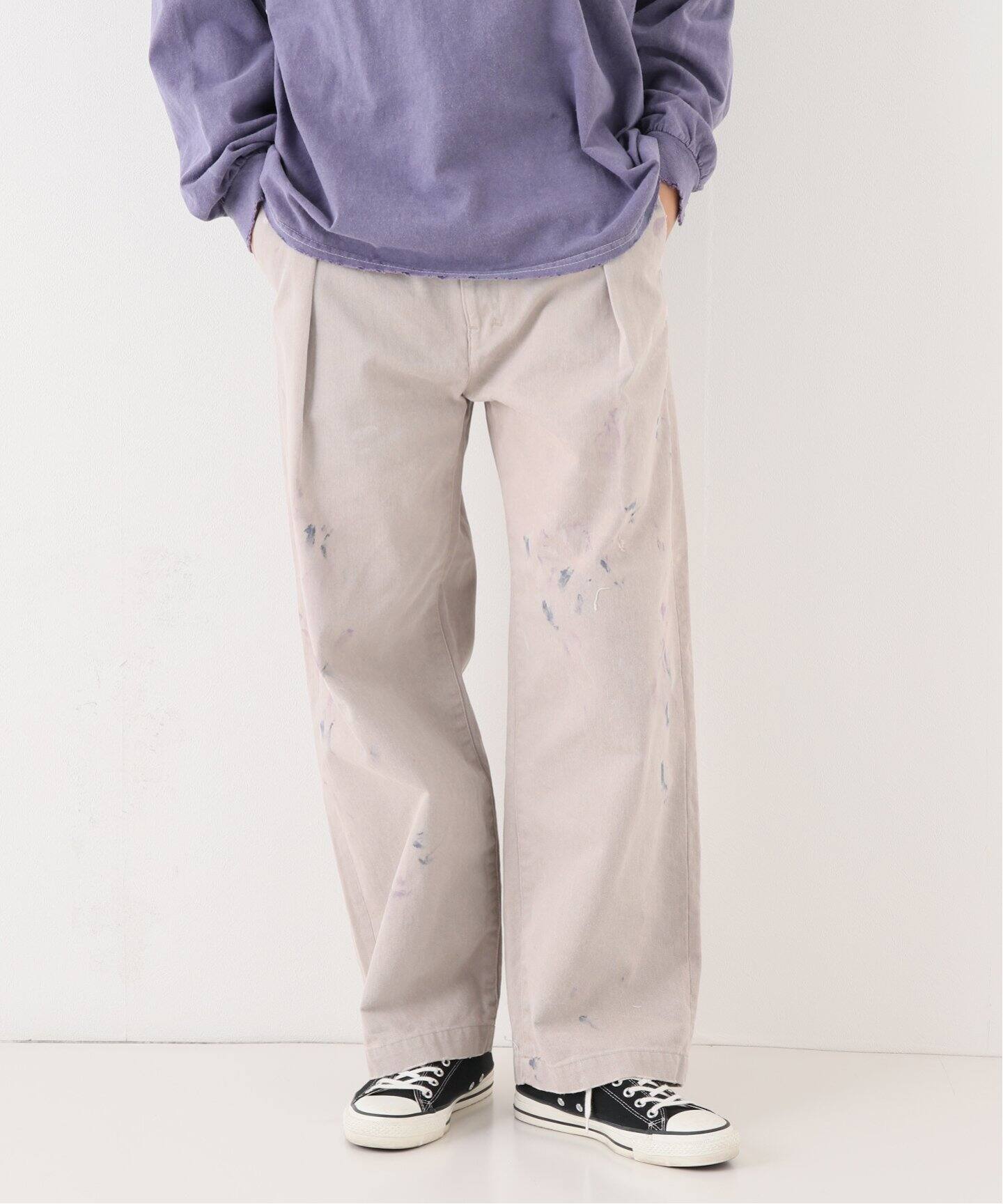 ANCELLM / アンセルム】 PAINT CHINO TROUSERS（チノパンツ）｜WISM 
