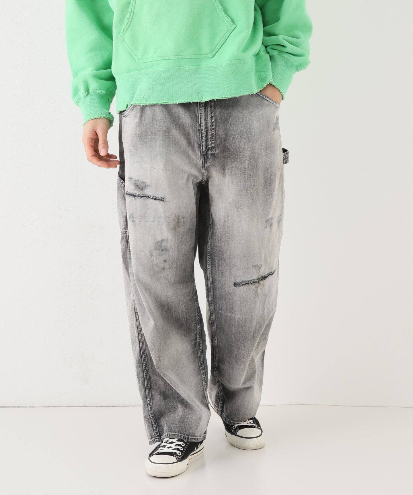 ANCELLM / アンセルム】AIGING PAINTER PANTS（デニムパンツ・ジーンズ  