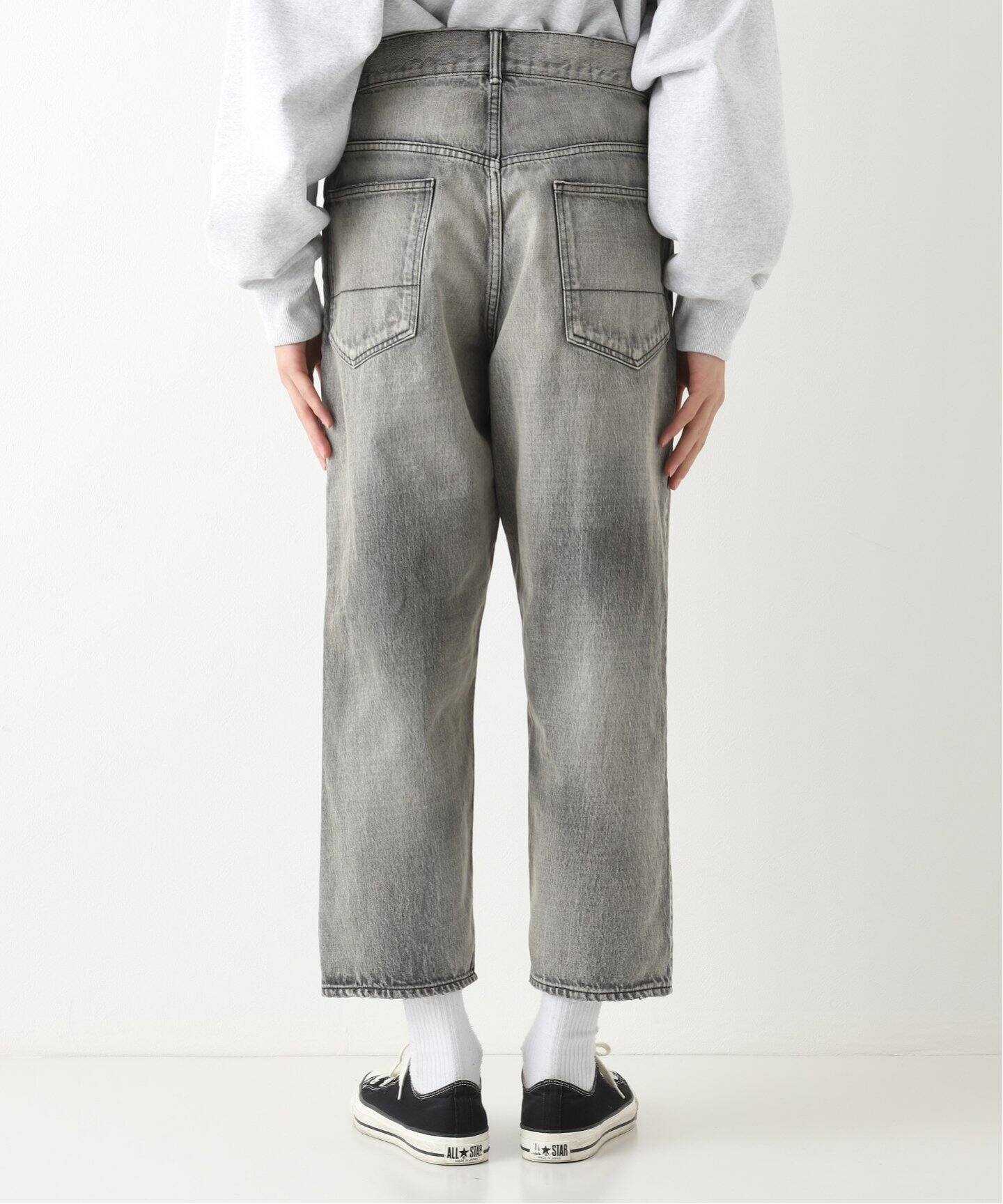 ANCELLM / アンセルム】SELVEDGE TAPERED 5P BLACK DENIM（デニム 