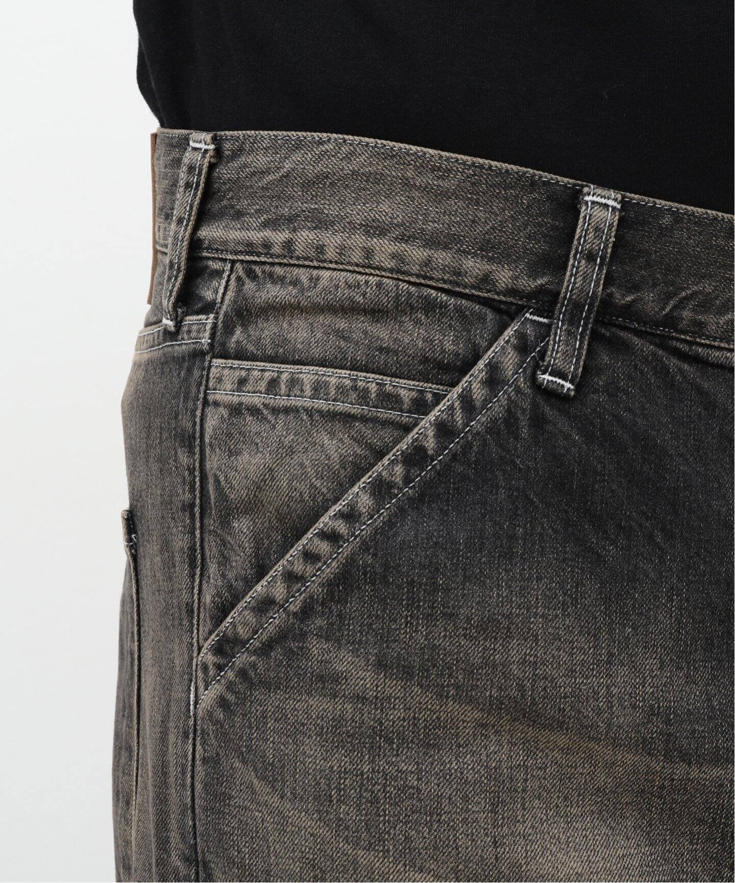 ENCOMING / インカミング】SLASHED DENIM TROUSER（デニムパンツ 