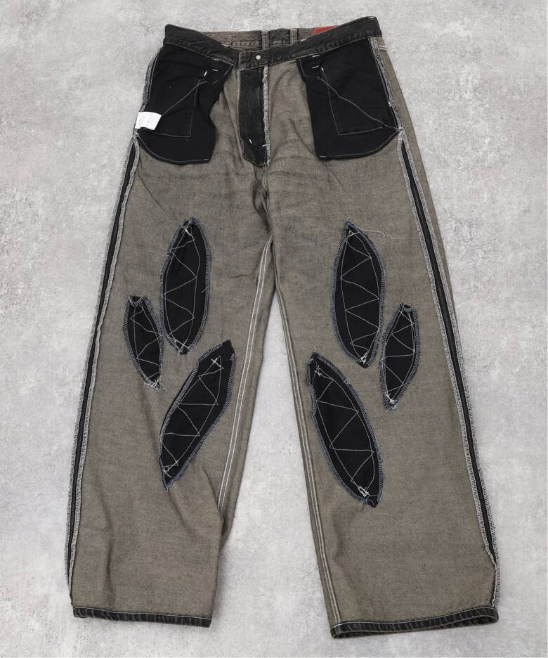 ENCOMING / インカミング】SLASHED DENIM TROUSER（デニムパンツ  