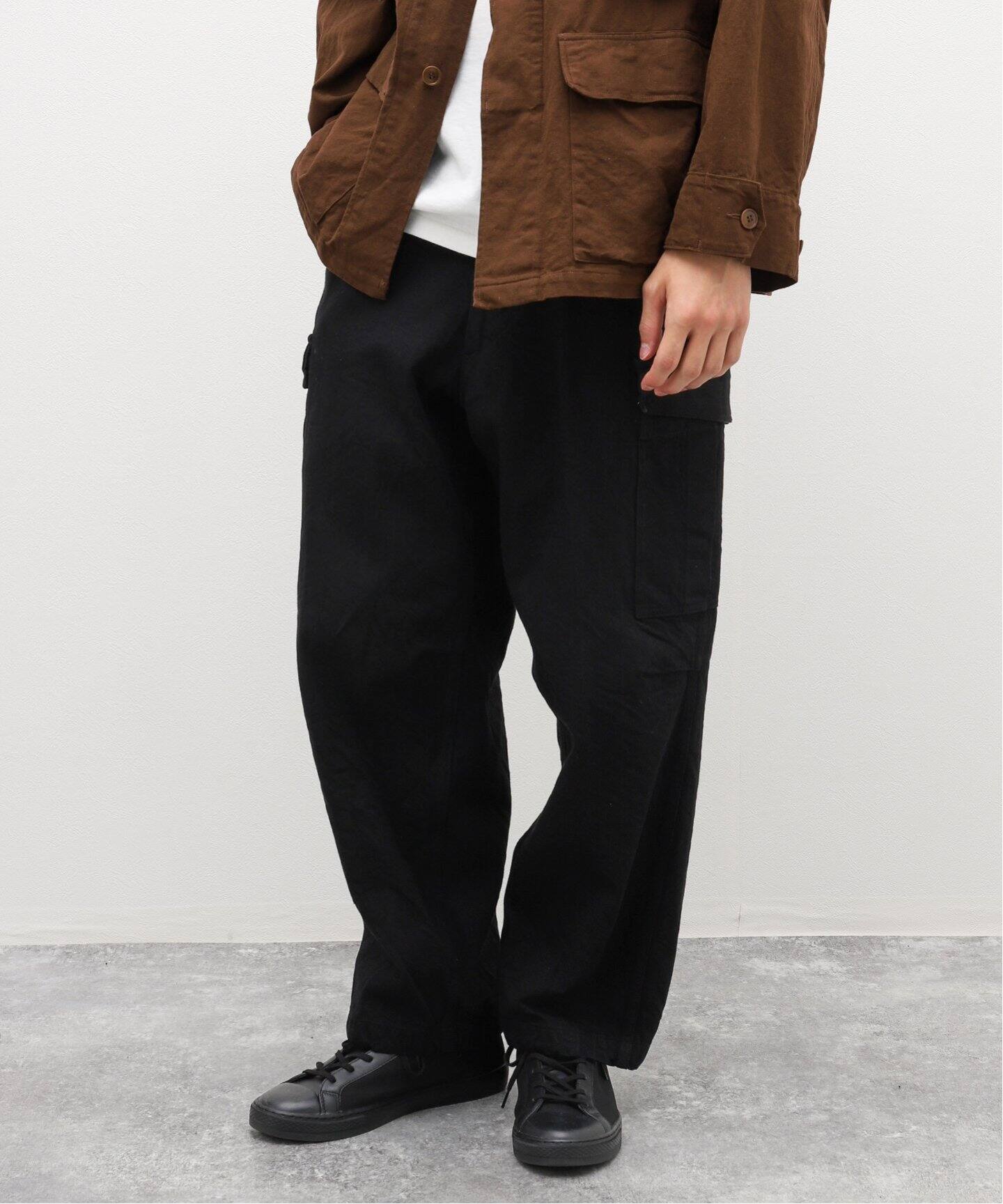 comoli / コモリ】ブラックデニム B.D.Uパンツ（カーゴパンツ）｜WISM  
