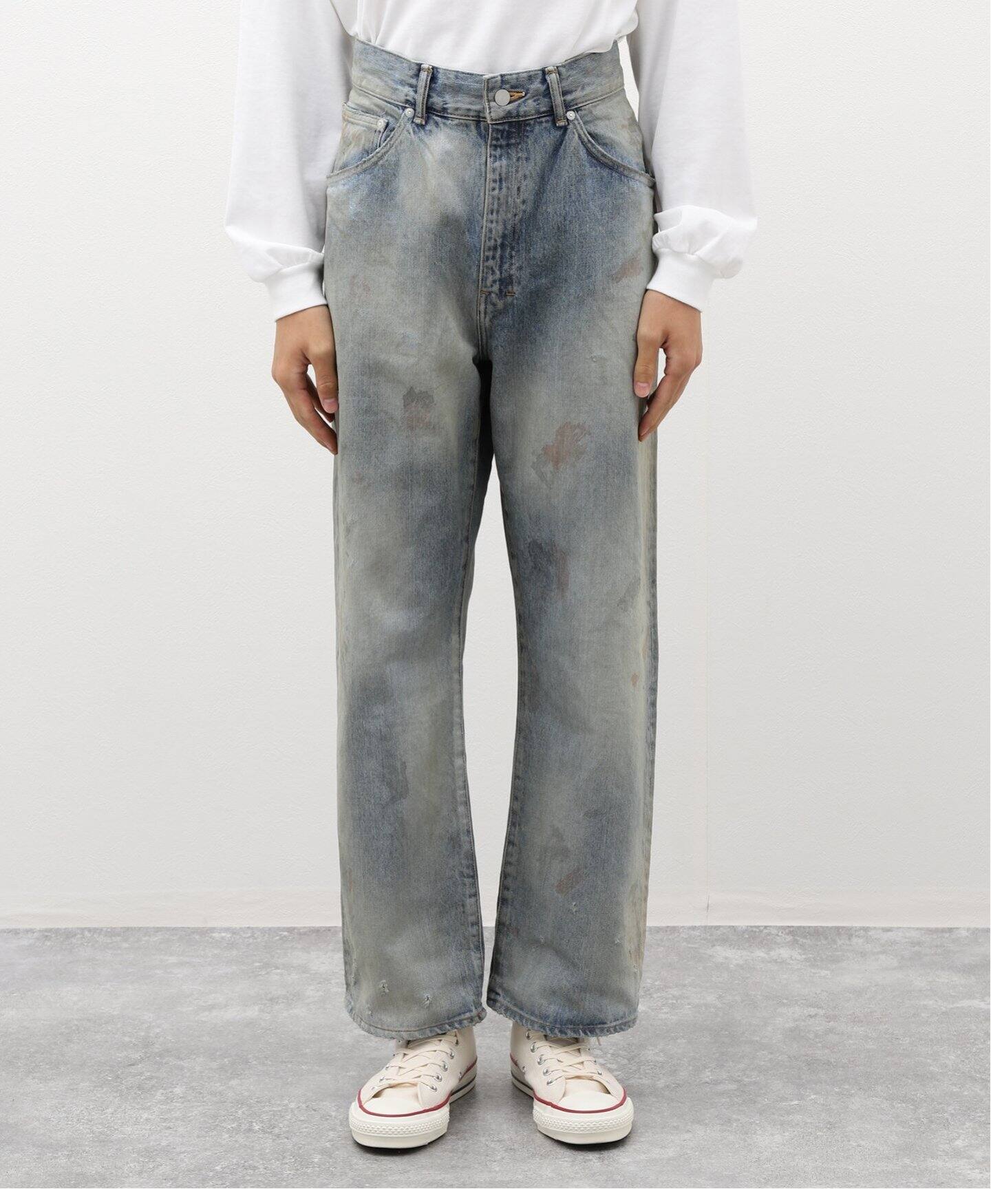 ANCELLM / アンセルム】SELVEDGE DENIM STRAIGHT 5P PANTS（デニム 
