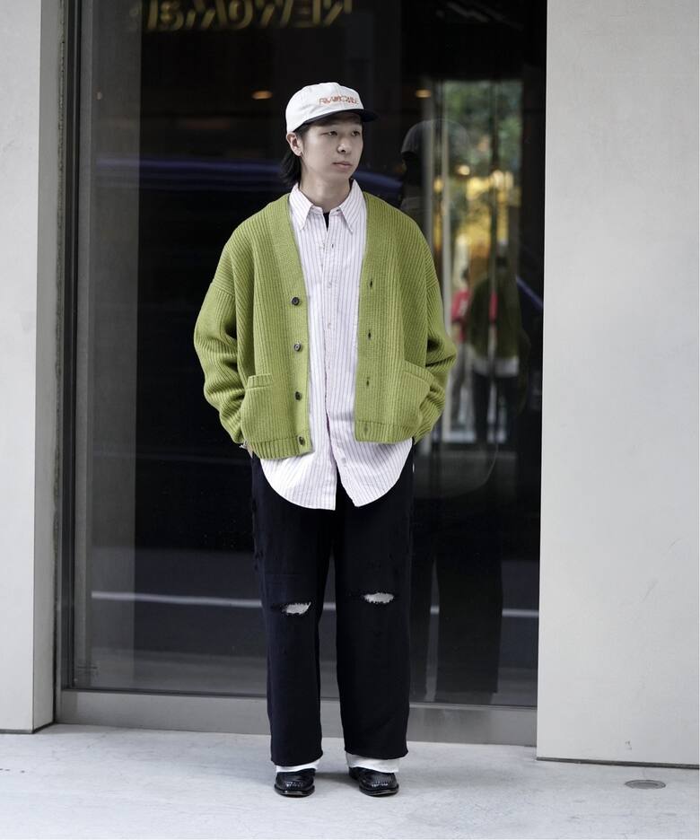 ANCELLM / アンセルム】CRASH SWEAT LAYERED PANTS（スウェットパンツ 