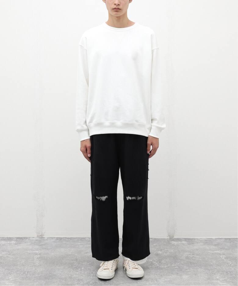 ANCELLM / アンセルム】CRASH SWEAT LAYERED PANTS（スウェットパンツ  