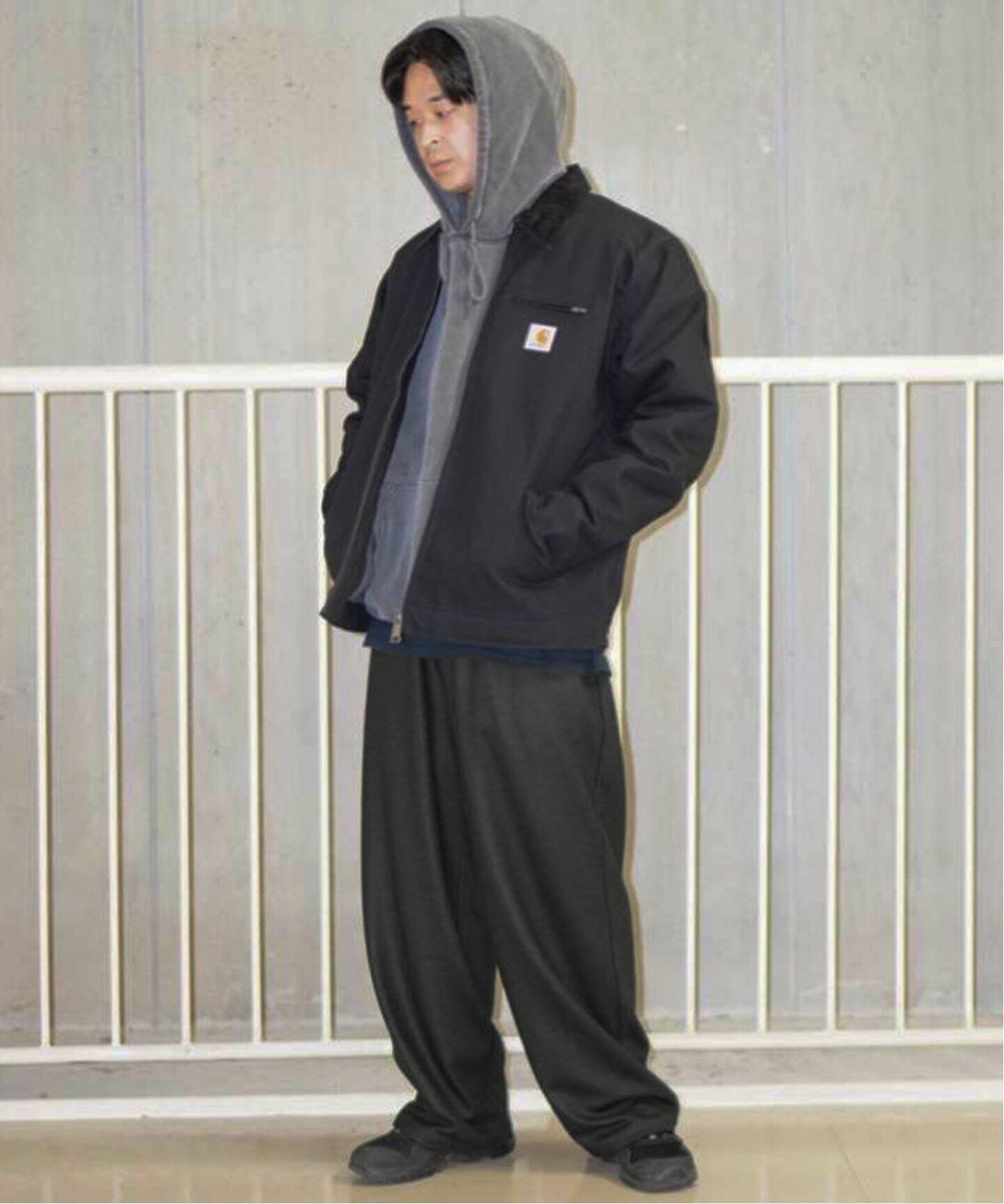 ANCELLM / アンセルム】WOOL JERSEY STRAIGHT PANTS（ジャージ 