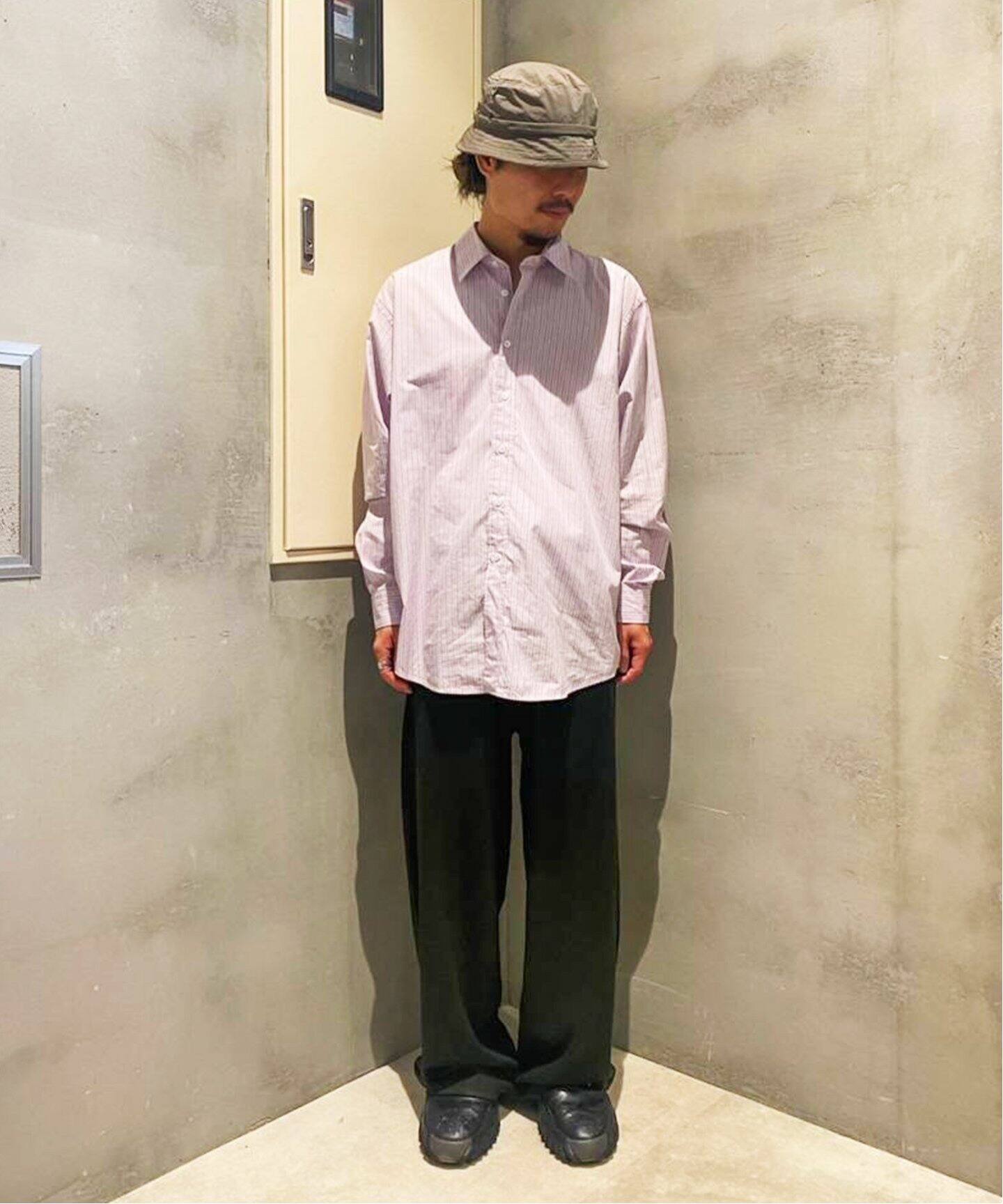 ANCELLM / アンセルム】WOOL JERSEY STRAIGHT PANTS（ジャージ 