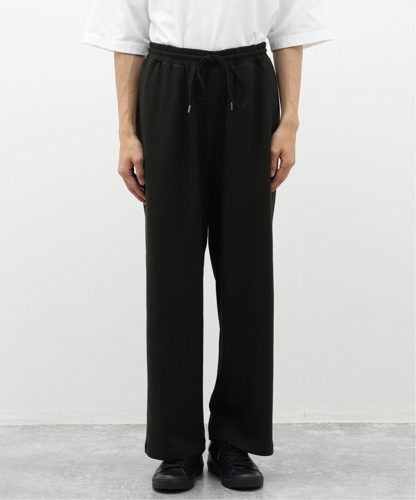 ANCELLM / アンセルム】WOOL JERSEY STRAIGHT PANTS（ジャージ 
