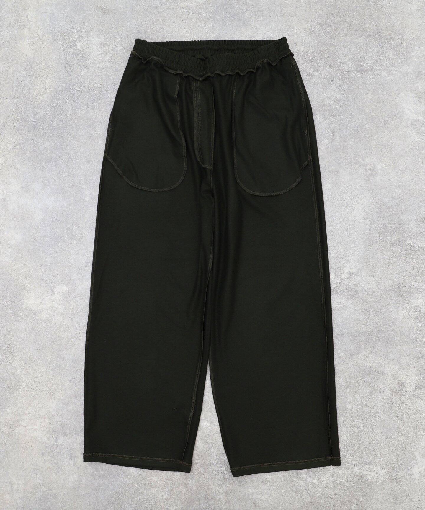 ANCELLM / アンセルム】WOOL JERSEY STRAIGHT PANTS（ジャージ 