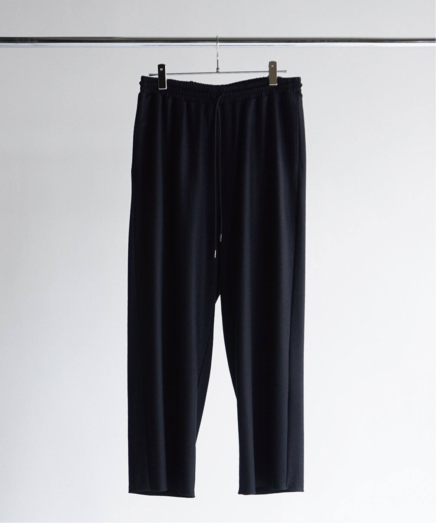 ANCELLM / アンセルム】WOOL JERSEY STRAIGHT PANTS（ジャージ 