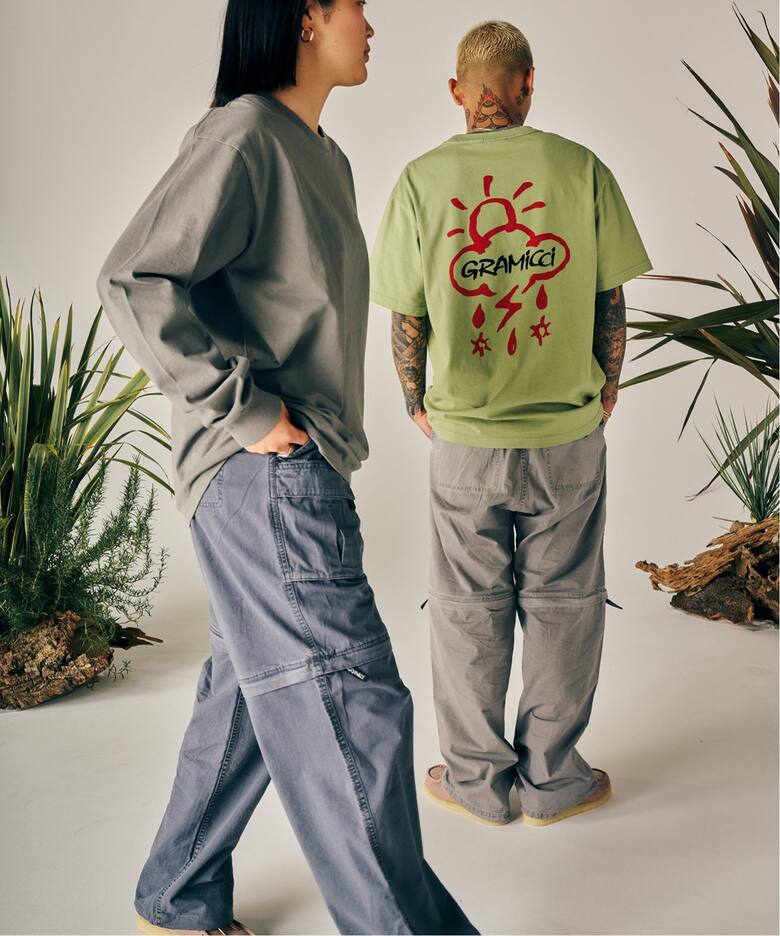 Gramicci × ALL WEATHER PROOF】ZIP-OFF PIGMENT PANT（カーゴパンツ 