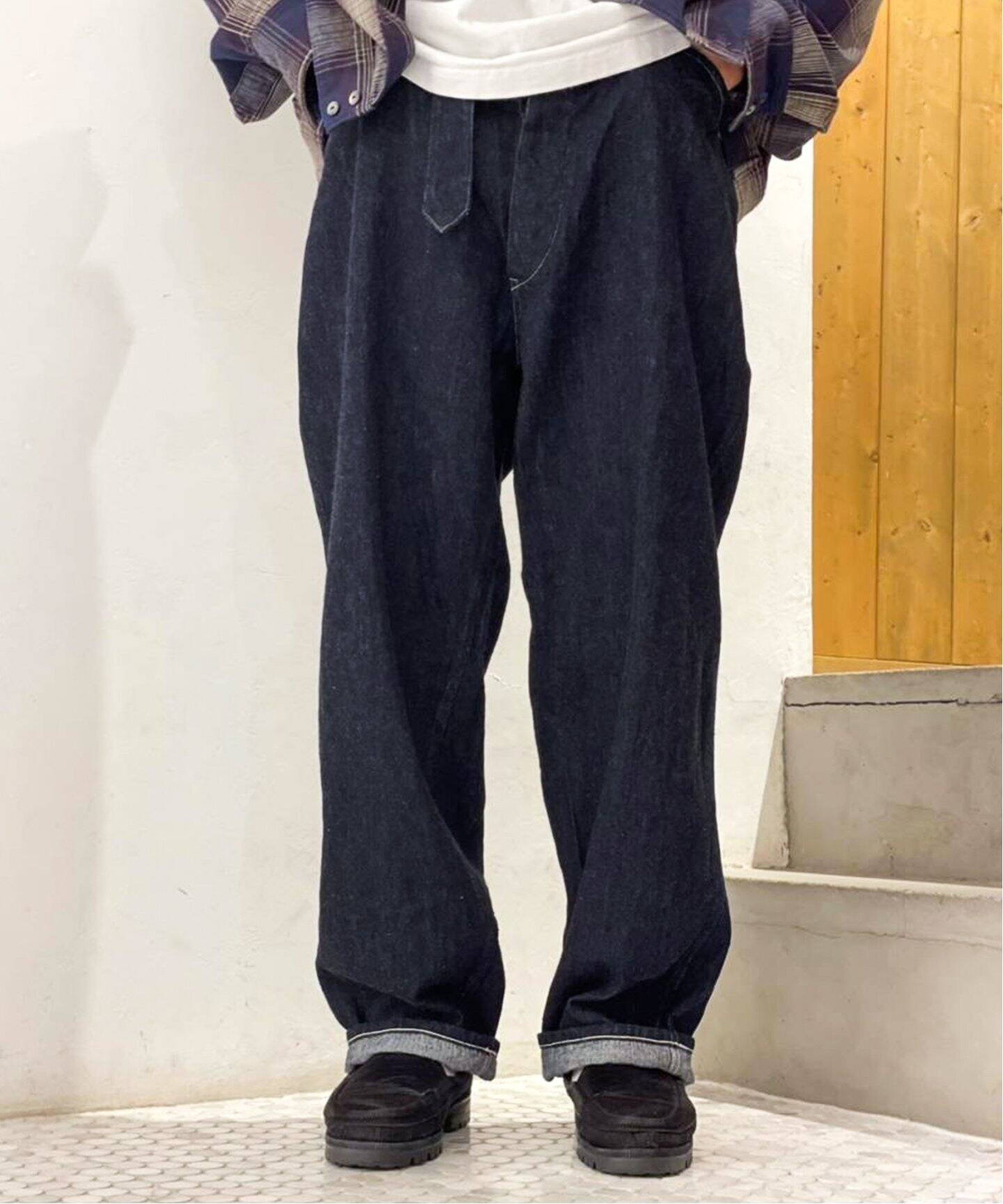 comoli / コモリ】デニム ベルテッドパンツ（デニムパンツ・ジーンズ  