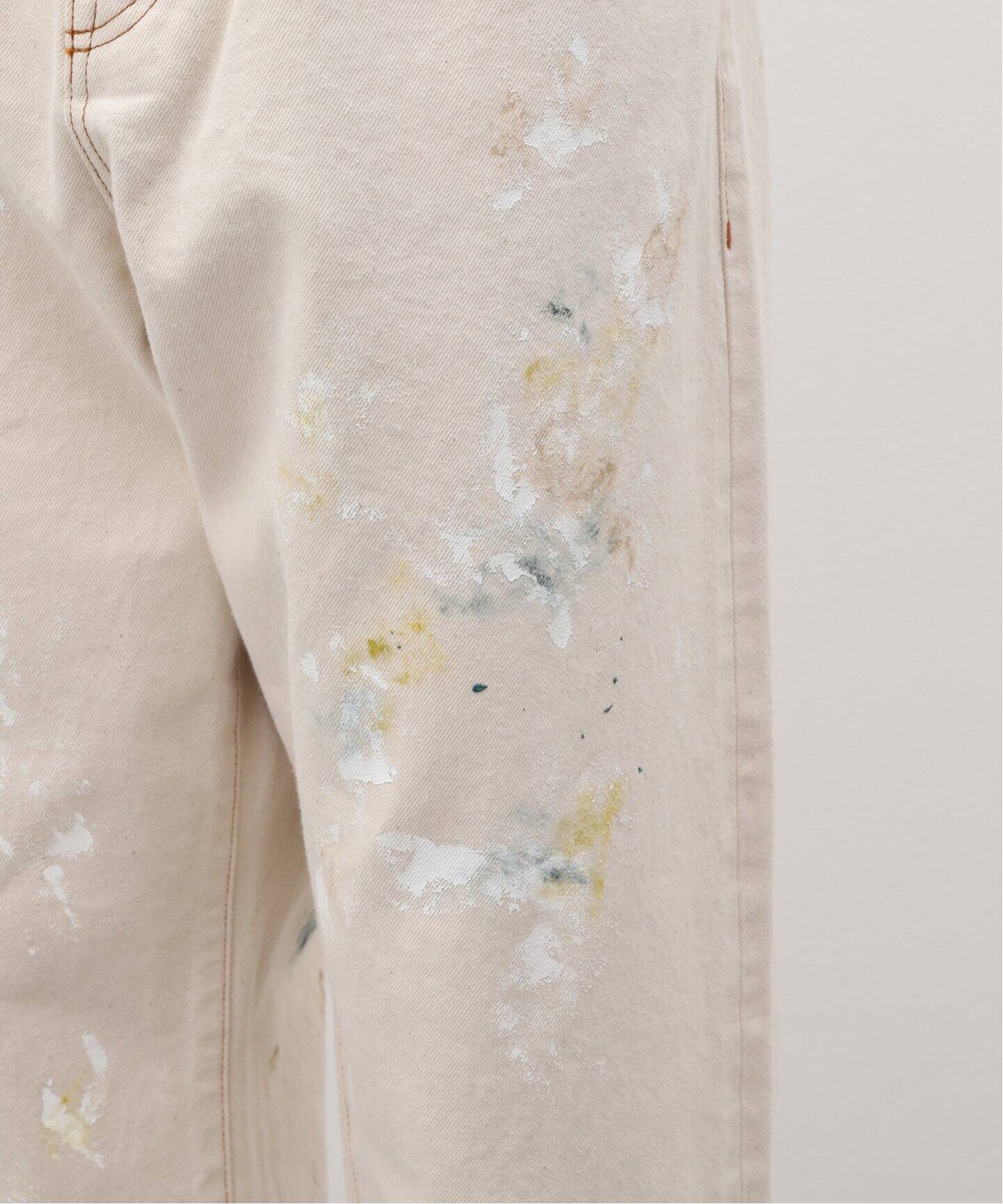 パンツ saby KAMATA DENIM TORUSERS TYPE01 PAINT KAMATA DENIM TROUSERS TYPE01 - Remake Paint Vintage - saby