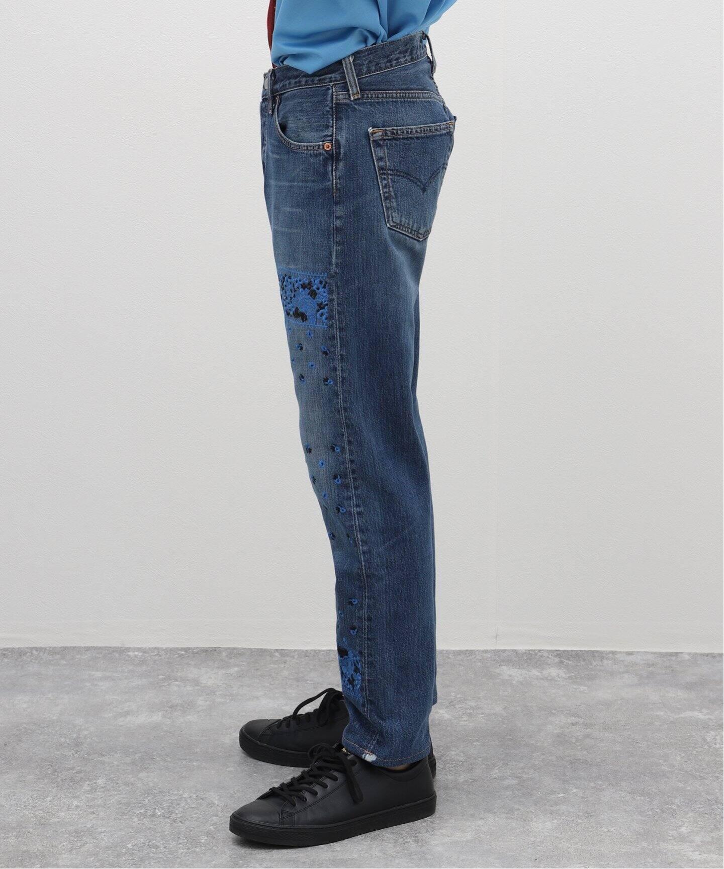 NOMA T.D. / ノ－マ・ティー・ディー】BANDANA EMBROIDERY DENIM PANTS 