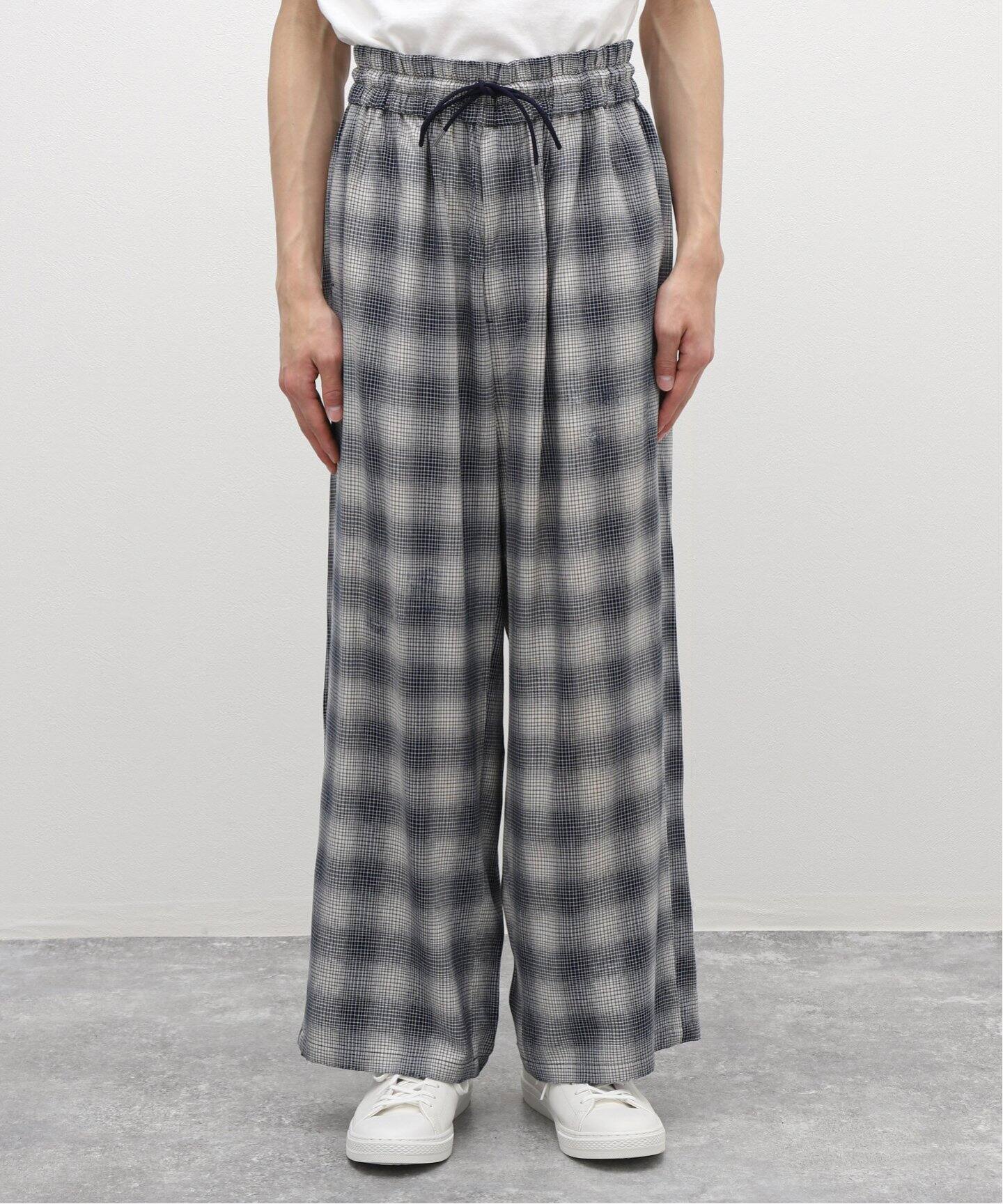 ANCELLM / アンセルム】WISM 別注 RAYON EASY SLACKS（スラックス 