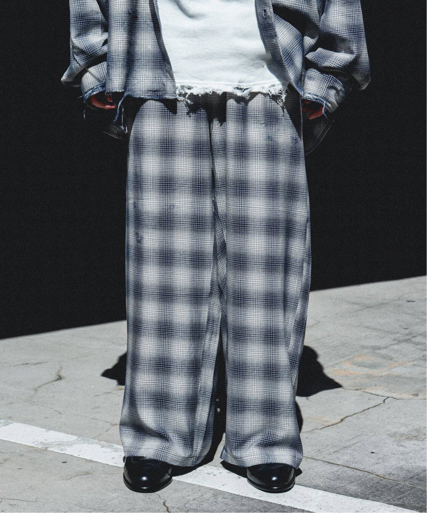 ANCELLM / アンセルム】WISM 別注 RAYON EASY SLACKS（スラックス 