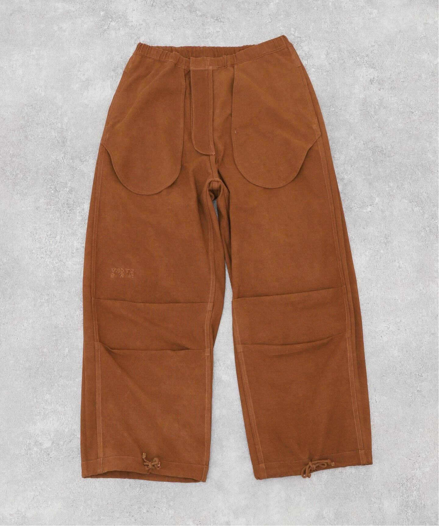 STORY mfg. / ストーリーエムエフジー.】PACO PANTS BARK BROWN SLUB 