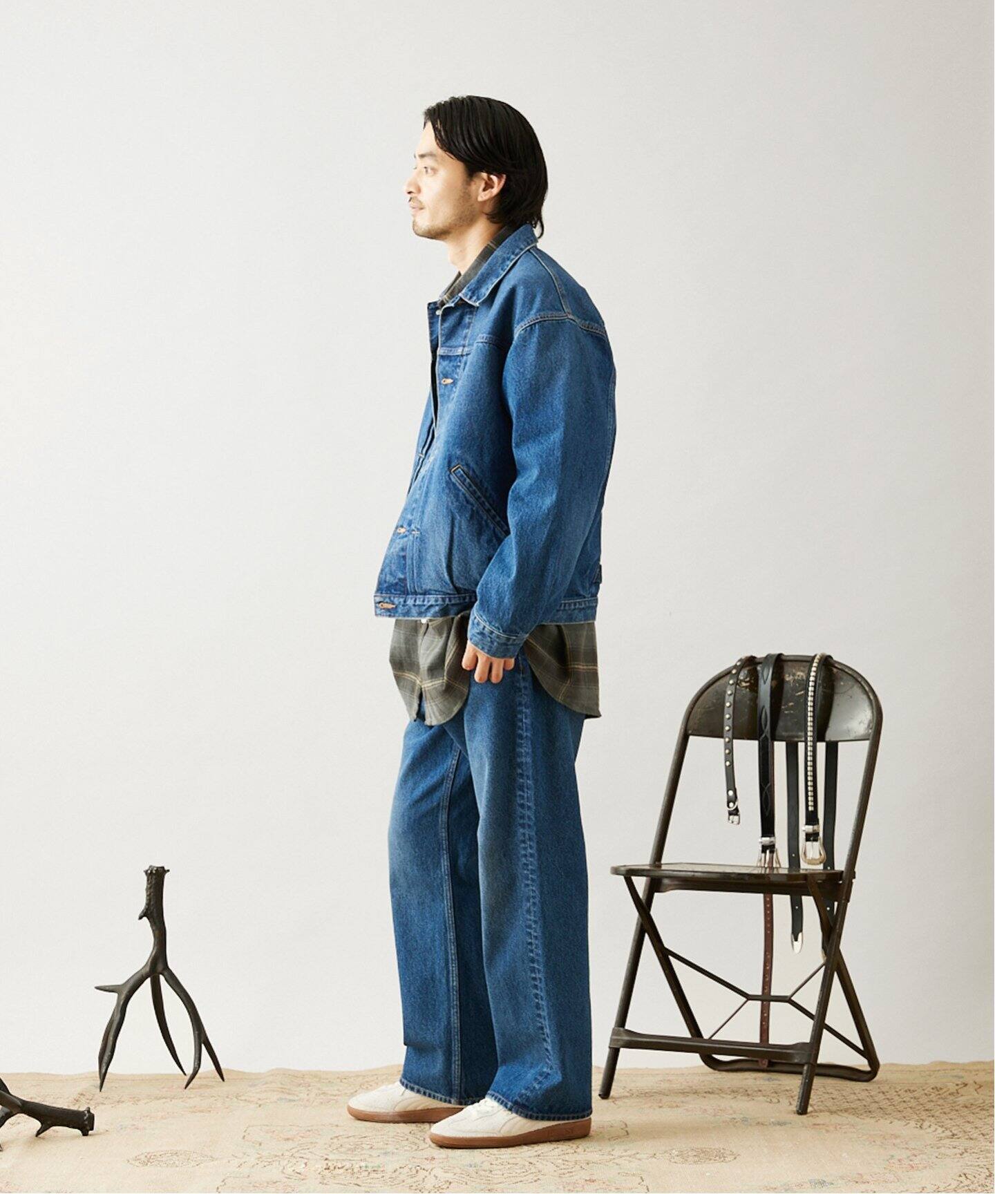 デニムブーツカットパンツ LOT 217（デニムパンツ・ジーンズ 