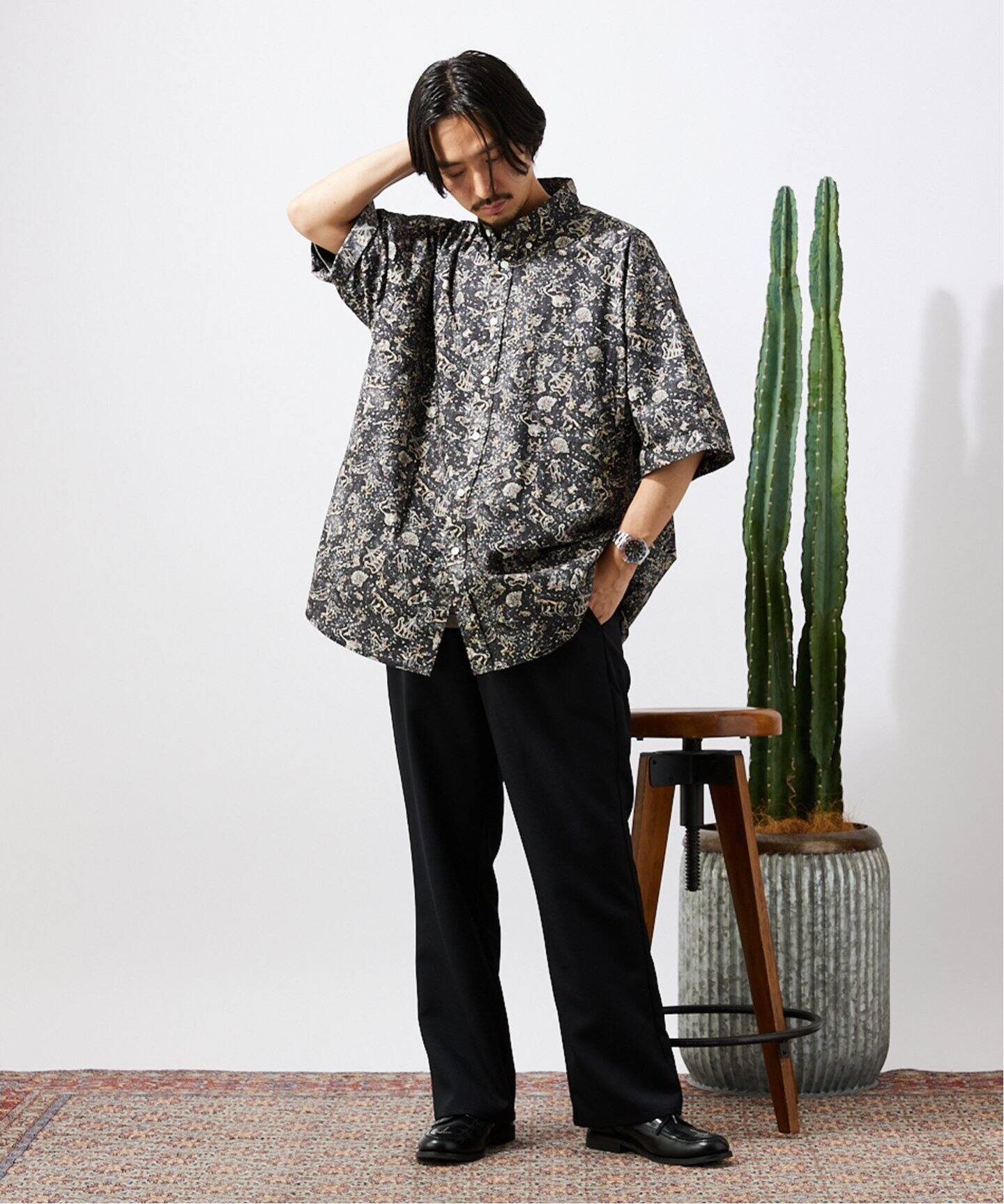 ポリエステルツイル ストレッチフレアパンツ（その他パンツ）｜JOURNAL