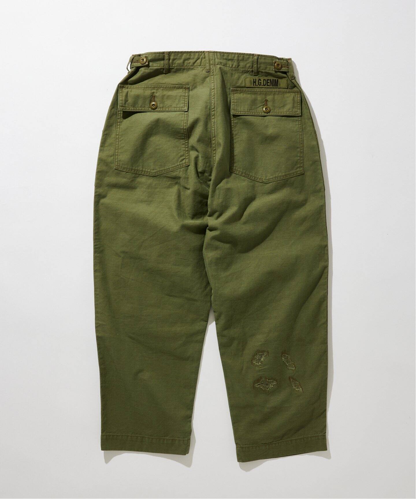 東野デニム × JOURNAL STANDARD】BACK SATIN BAKER（カーゴパンツ 