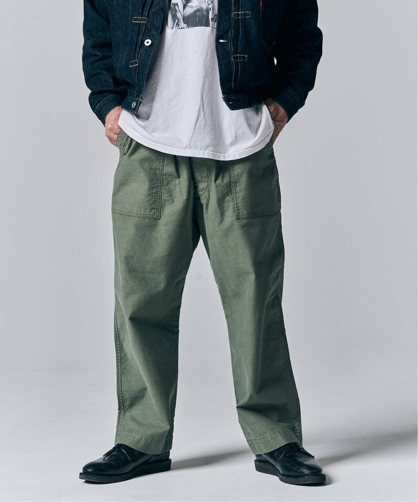 東野デニム × JOURNAL STANDARD】BACK SATIN BAKER（カーゴパンツ 