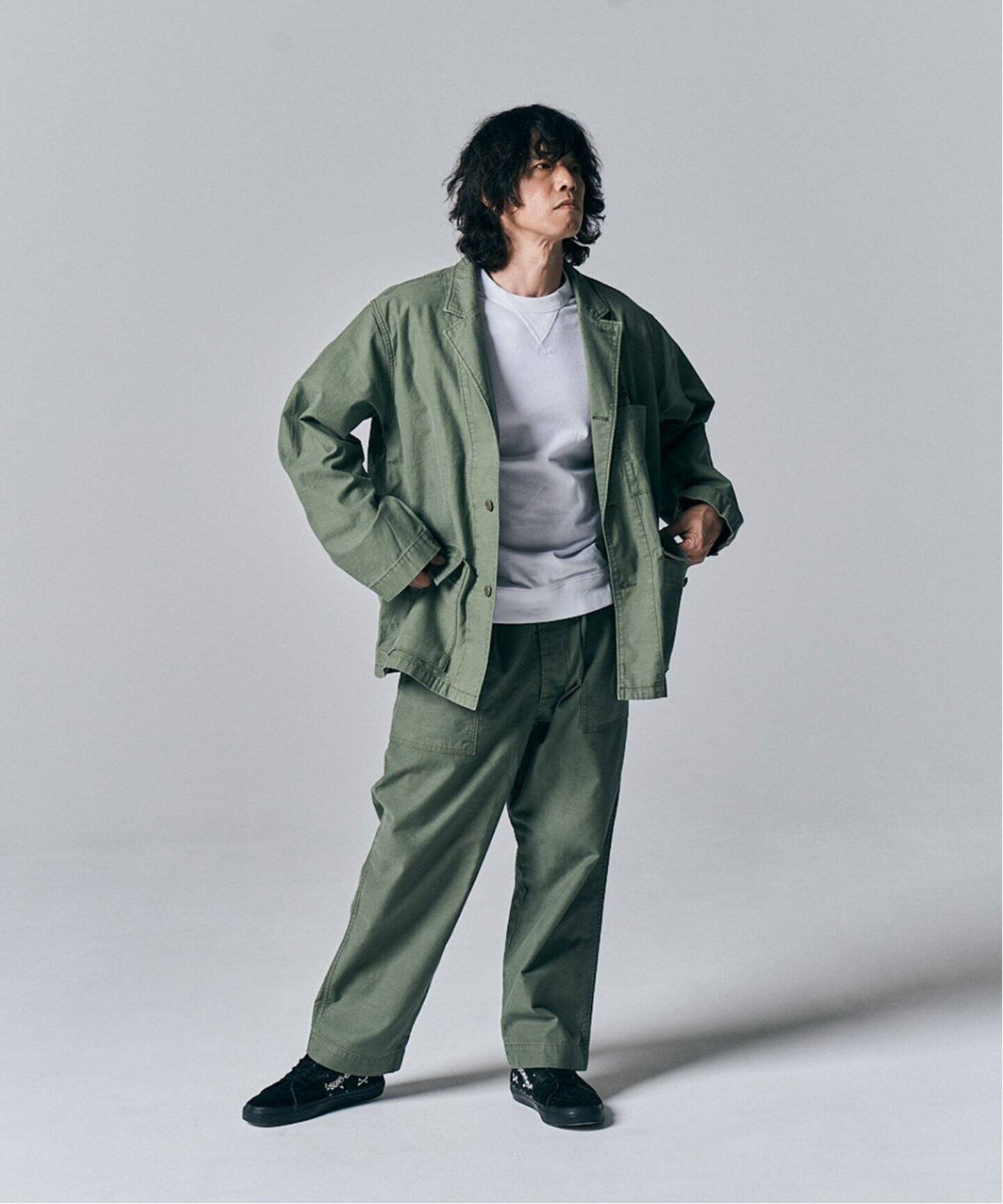 追加》【東野デニム × JOURNAL STANDARD】BACK SATIN BAKER（カーゴ 
