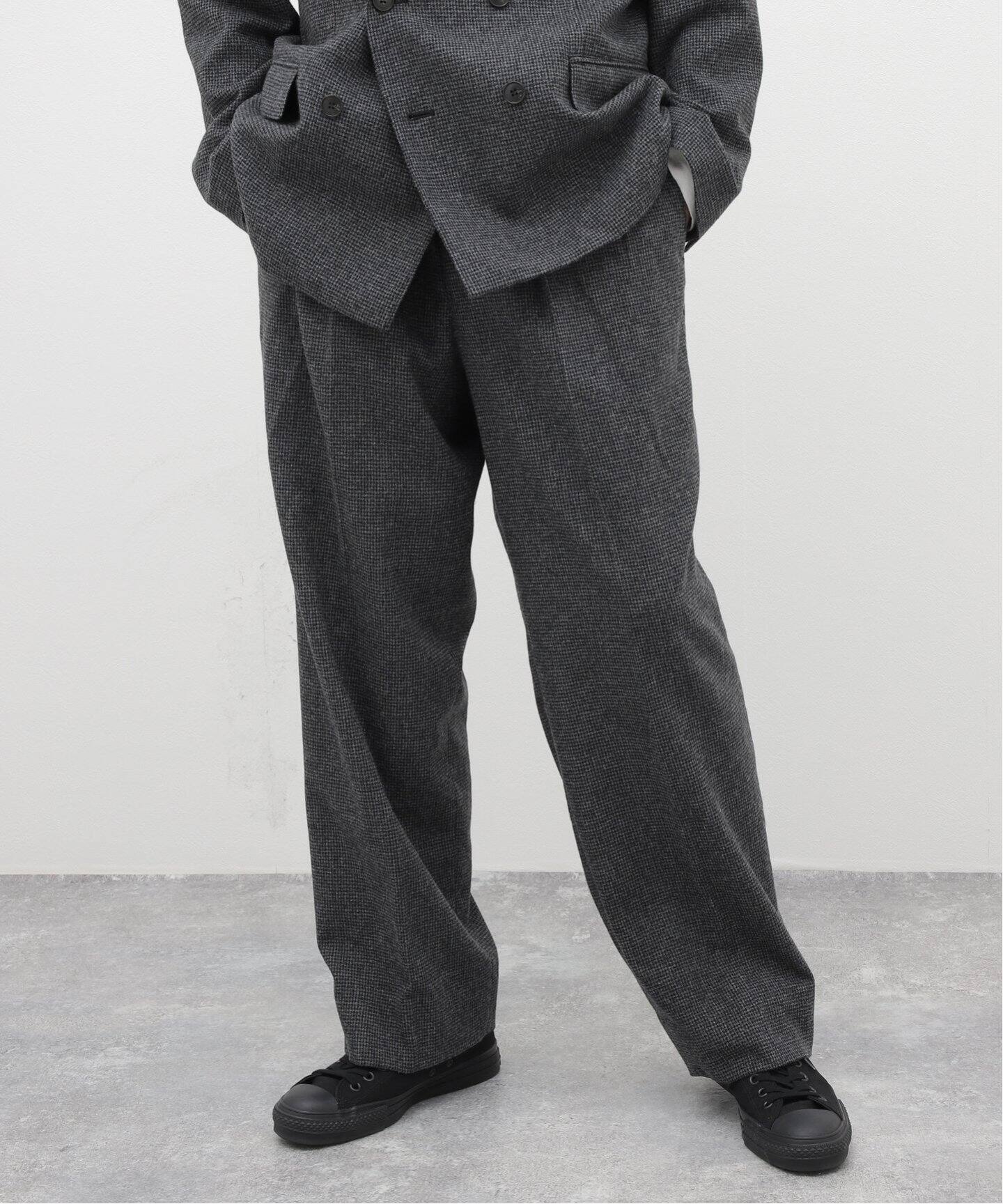 WOOL MAT 2タック トラウザーズパンツ（スラックス）｜JOURNAL  