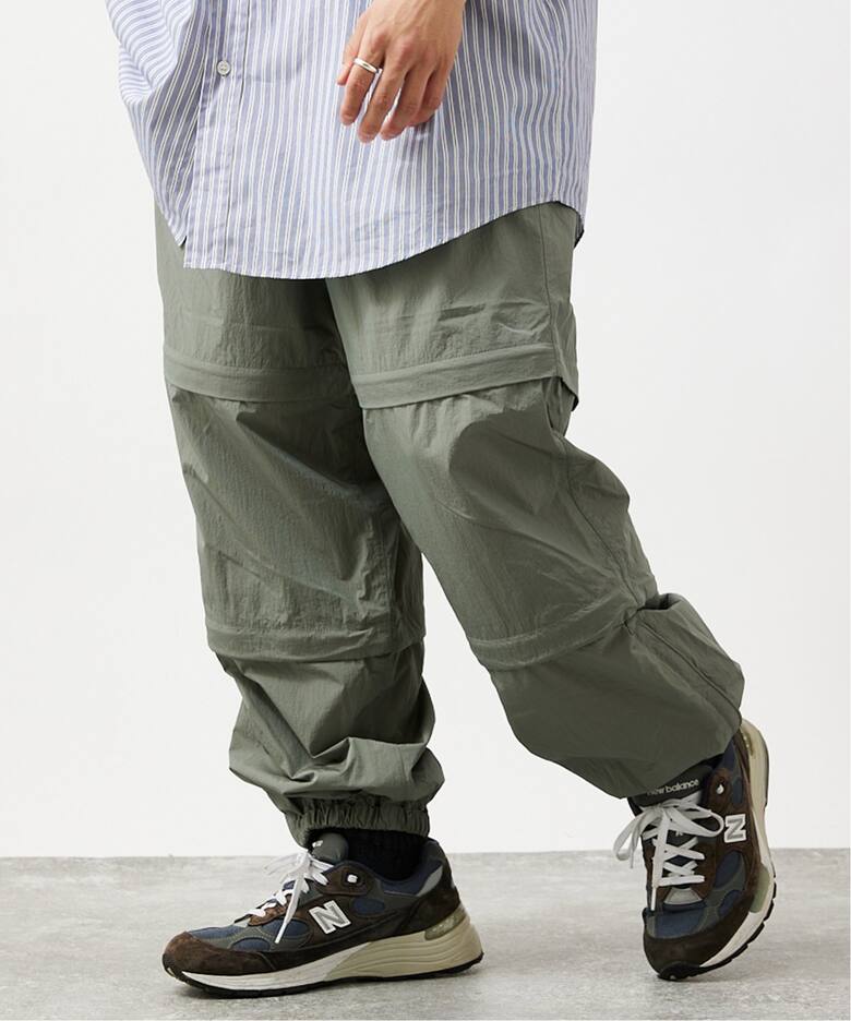 DAIWA PIER39 Tech Windbreaker pants グリーン｜ワイドパンツ  