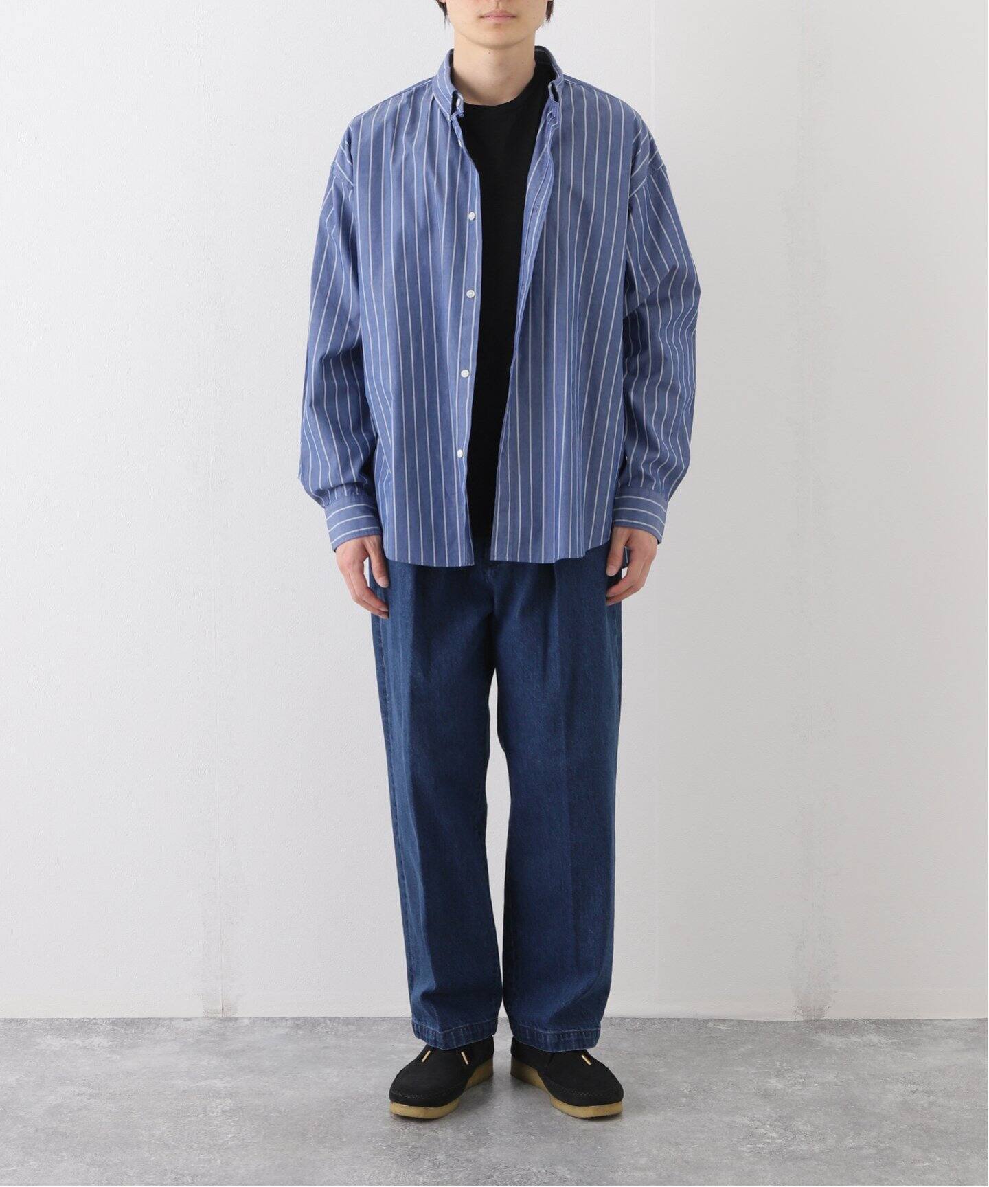 FARAH / ファーラー】ツータックワイドデニムパンツ（デニムパンツ 