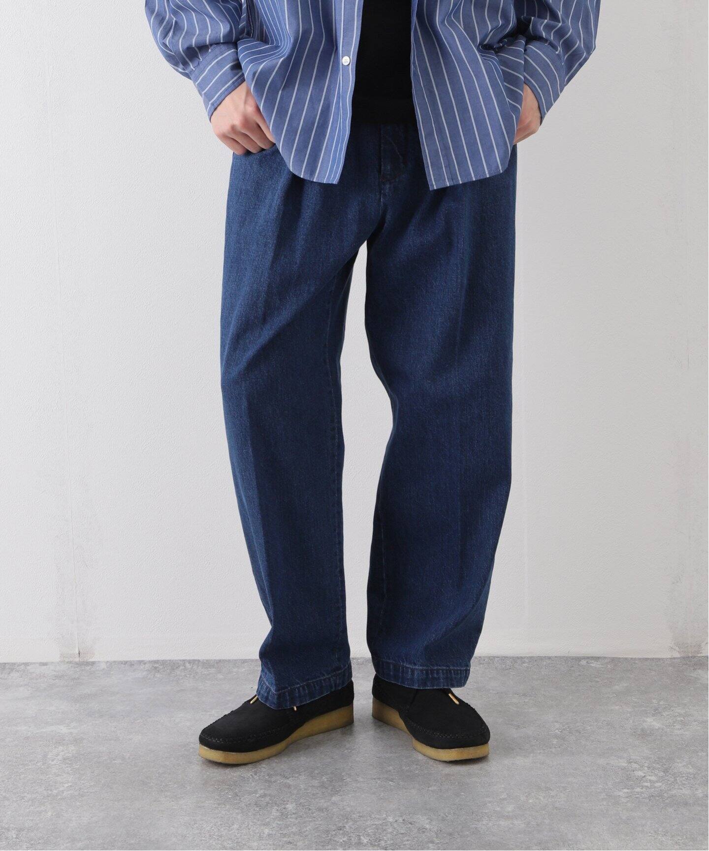 FARAH / ファーラー】ツータックワイドデニムパンツ（デニムパンツ 