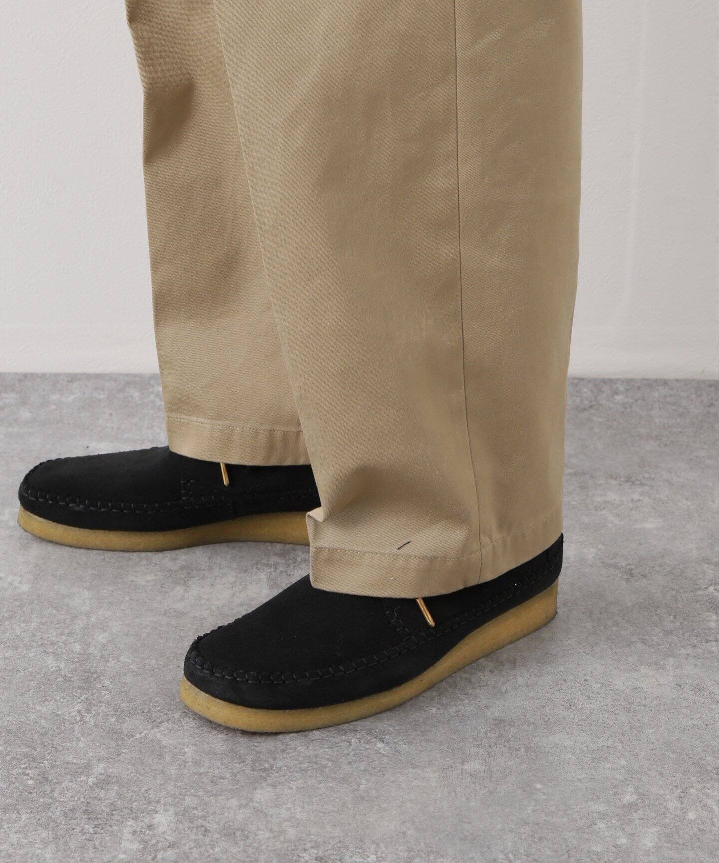 FARAH / ファーラー】ツータック ワイドテーパードパンツ（チノパンツ 
